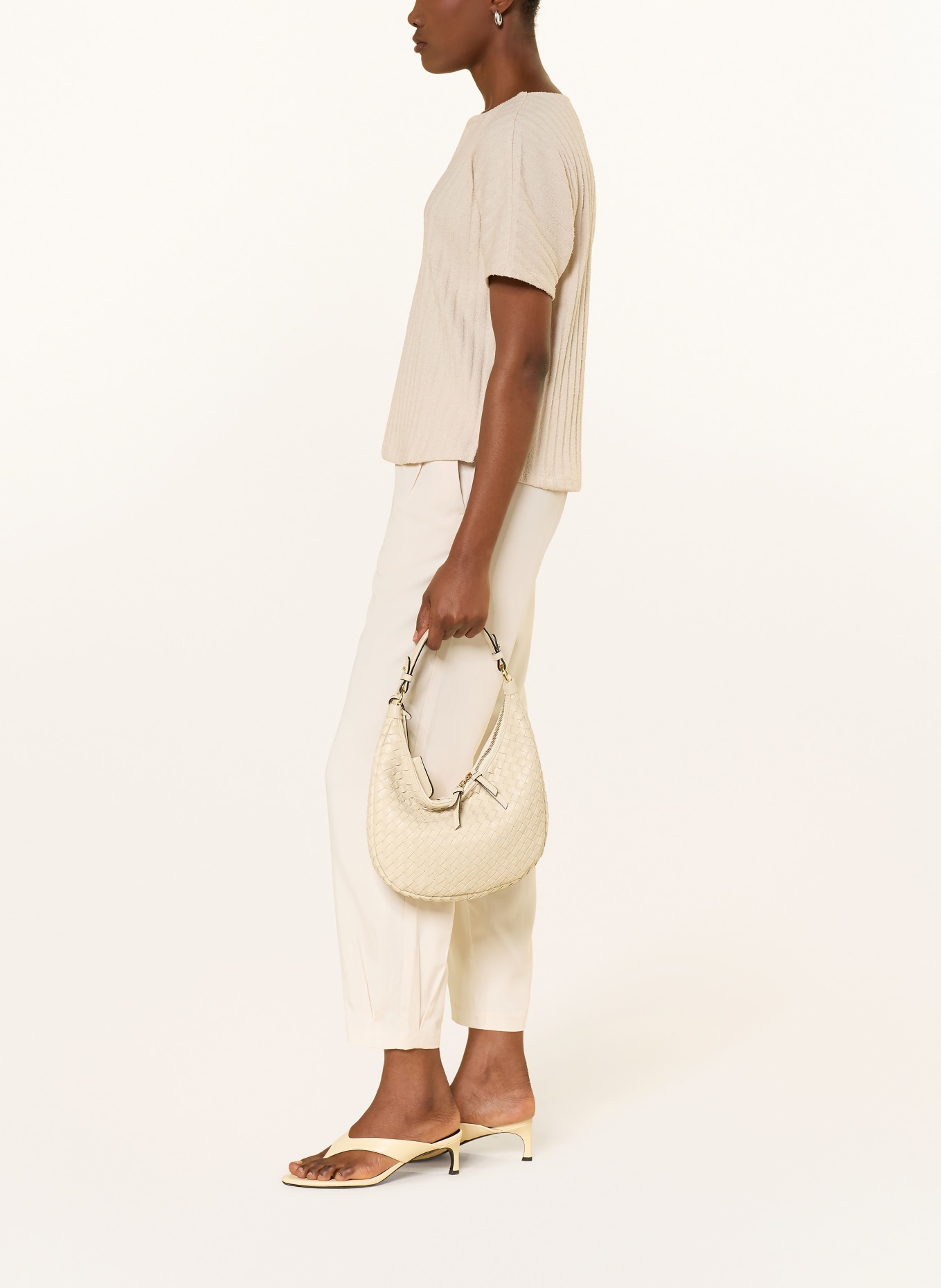 OPUS Broek MYHA AIRY: ECRU