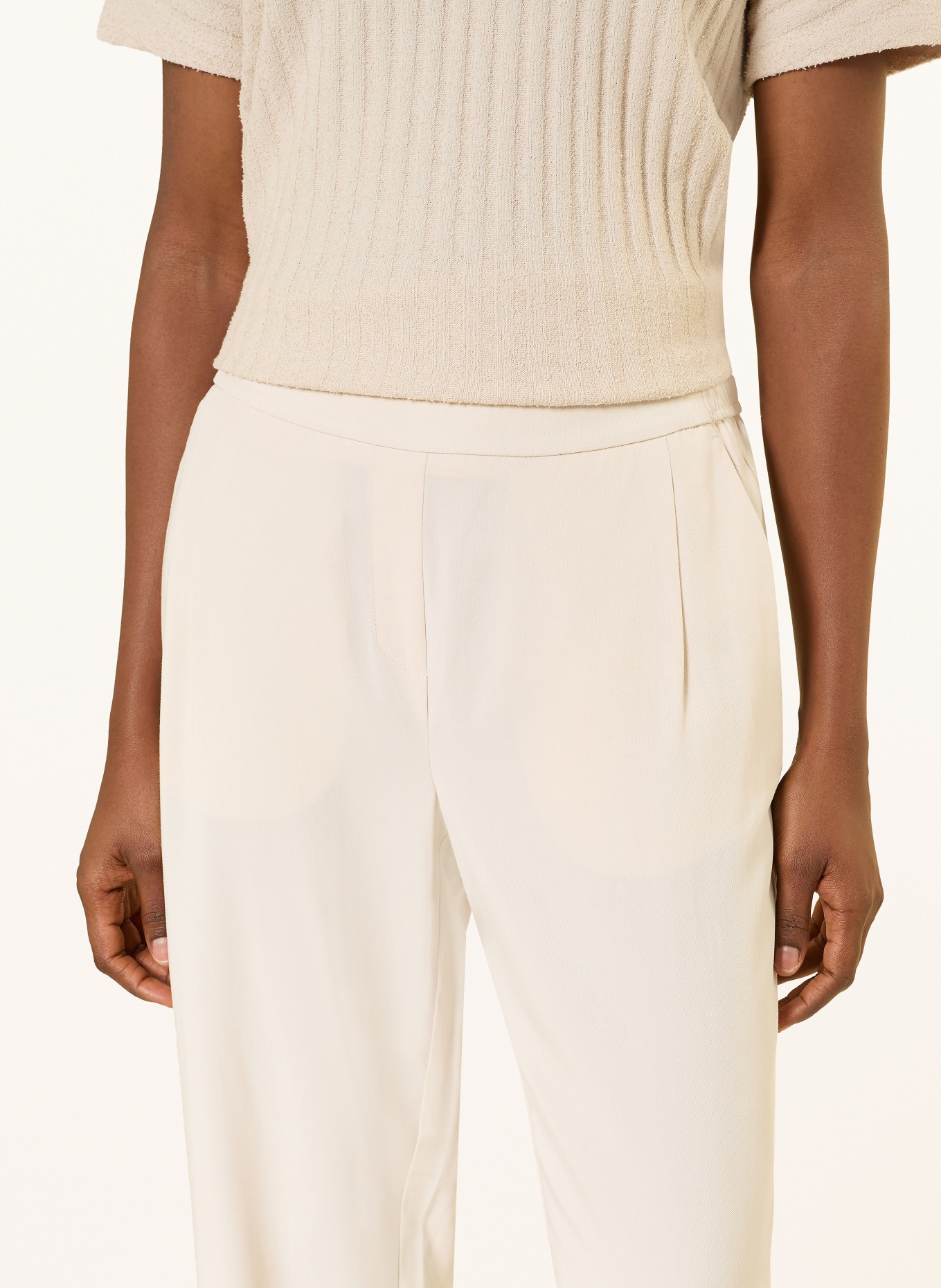 OPUS Broek MYHA AIRY: ECRU