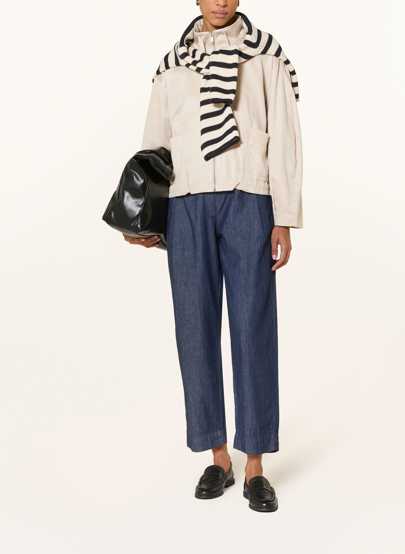 OPUS 7/8-Hose in Jeansoptik: DUNKELBLAU