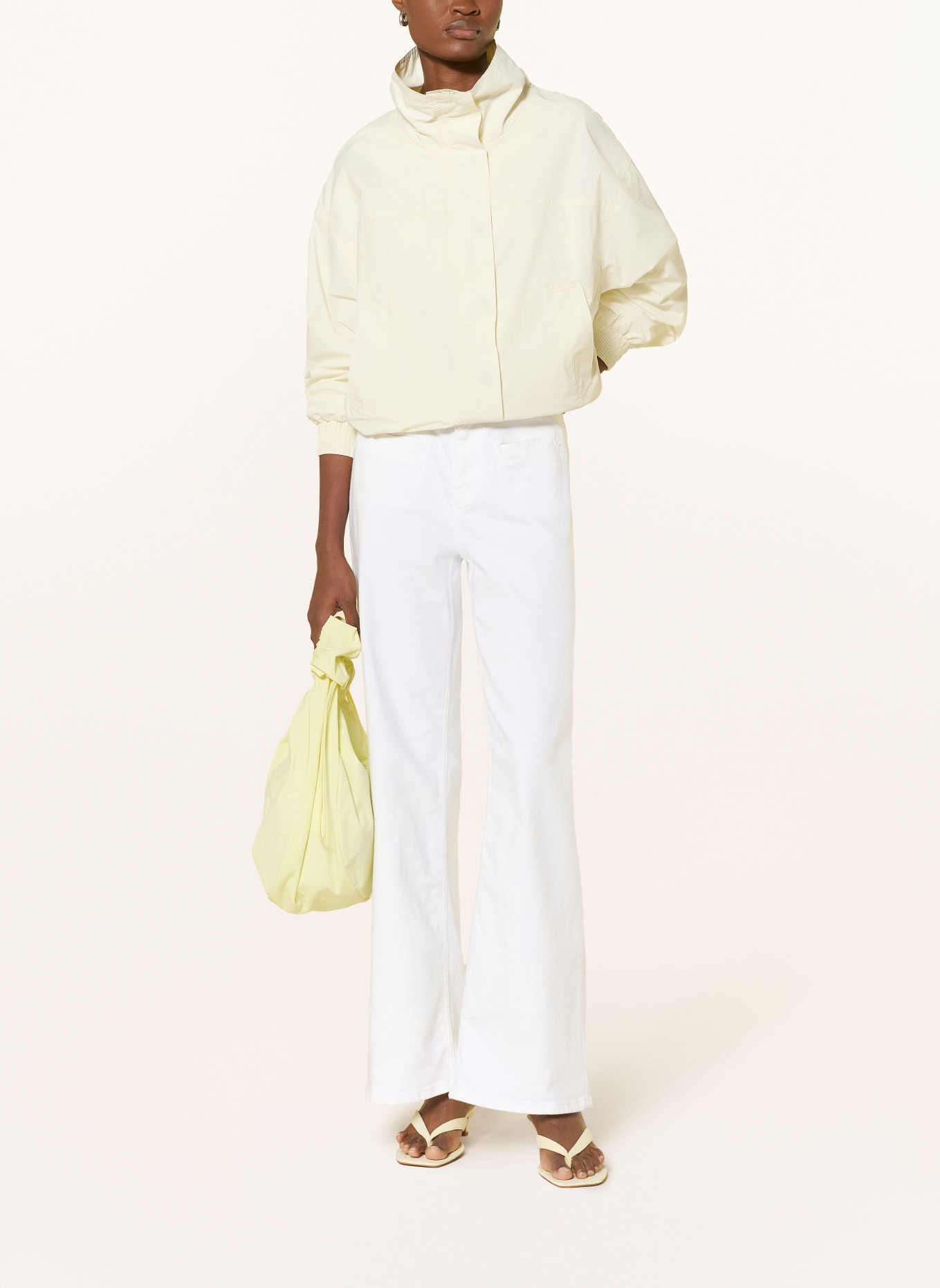 OPUS Wide Leg Jeans MIVA URBAN: 1004 MILK