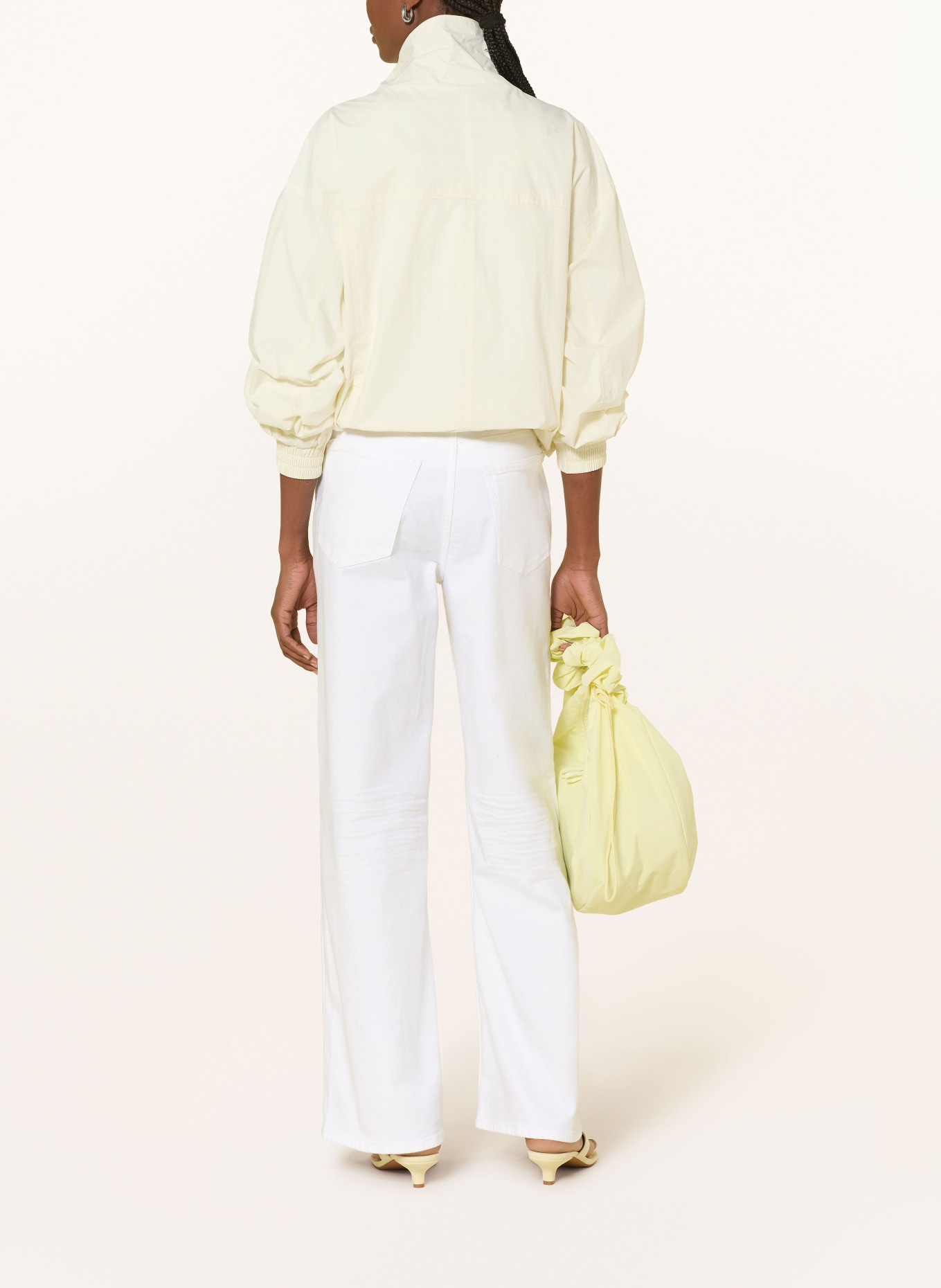 OPUS Wide Leg Jeans MIVA URBAN: 1004 MILK