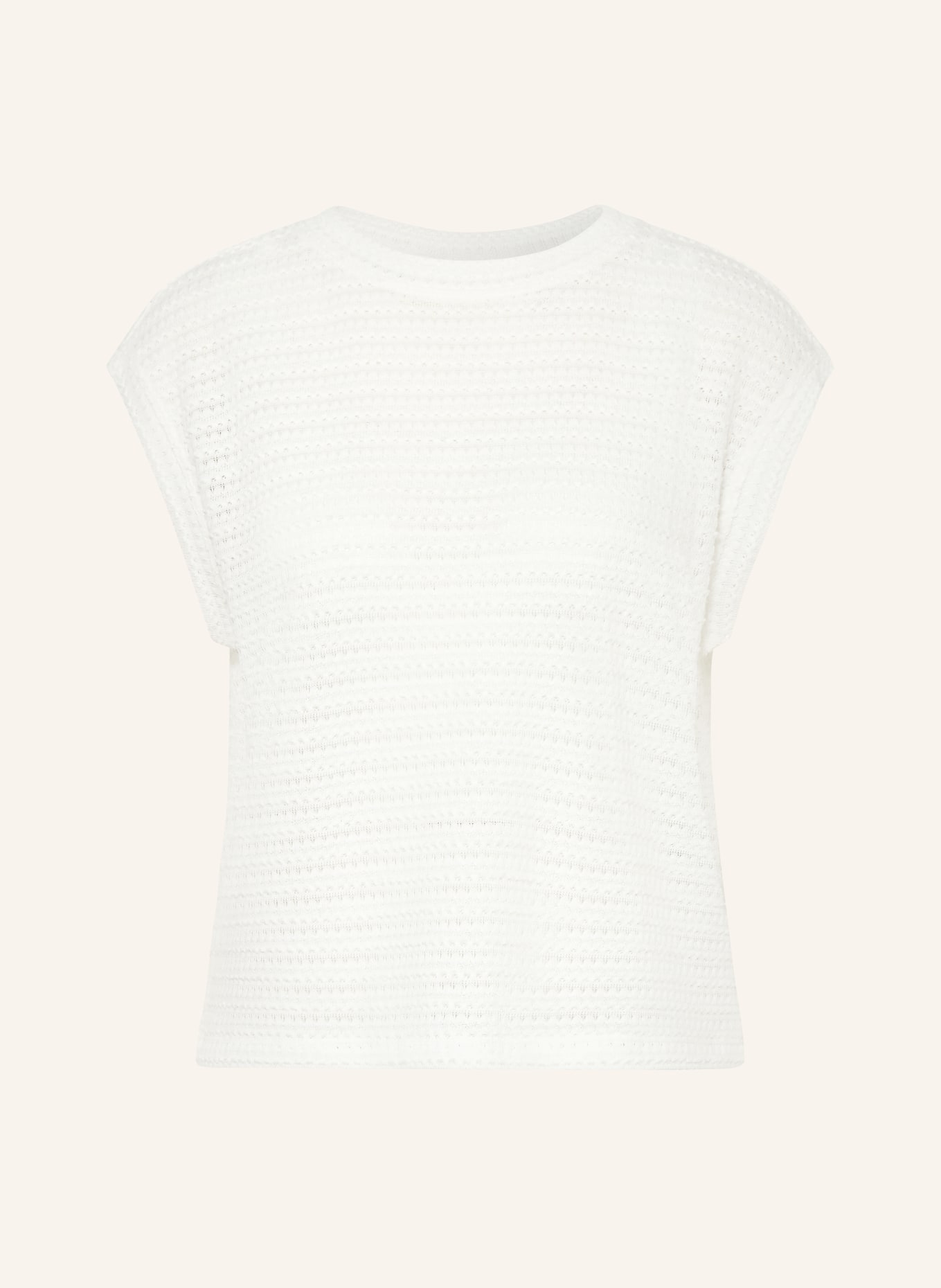 OPUS Gebreide top SPUNKI: WIT