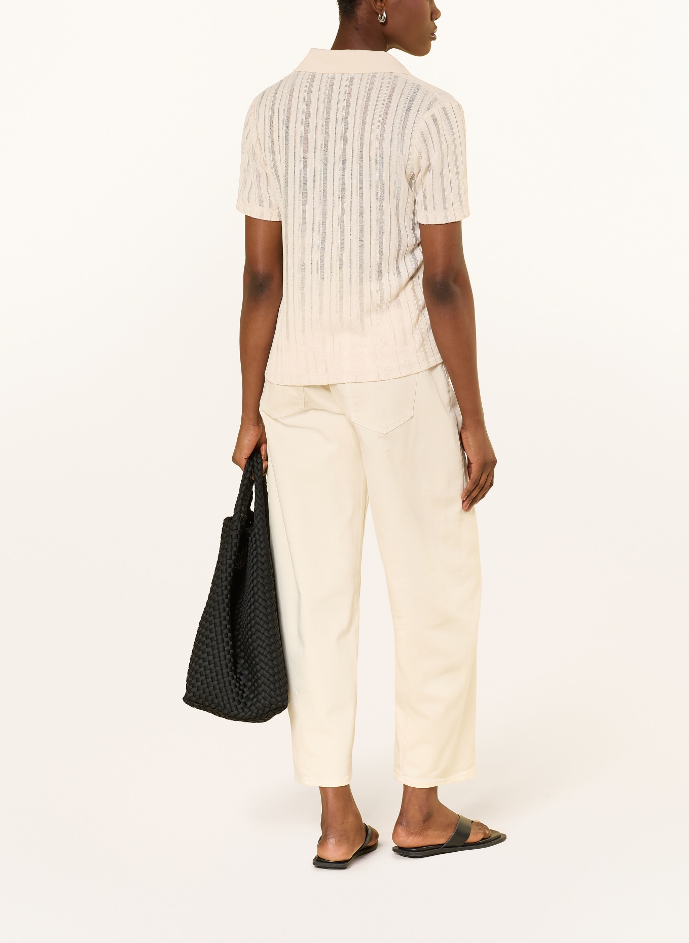 OPUS Strickbluse SUGAHA: BEIGE