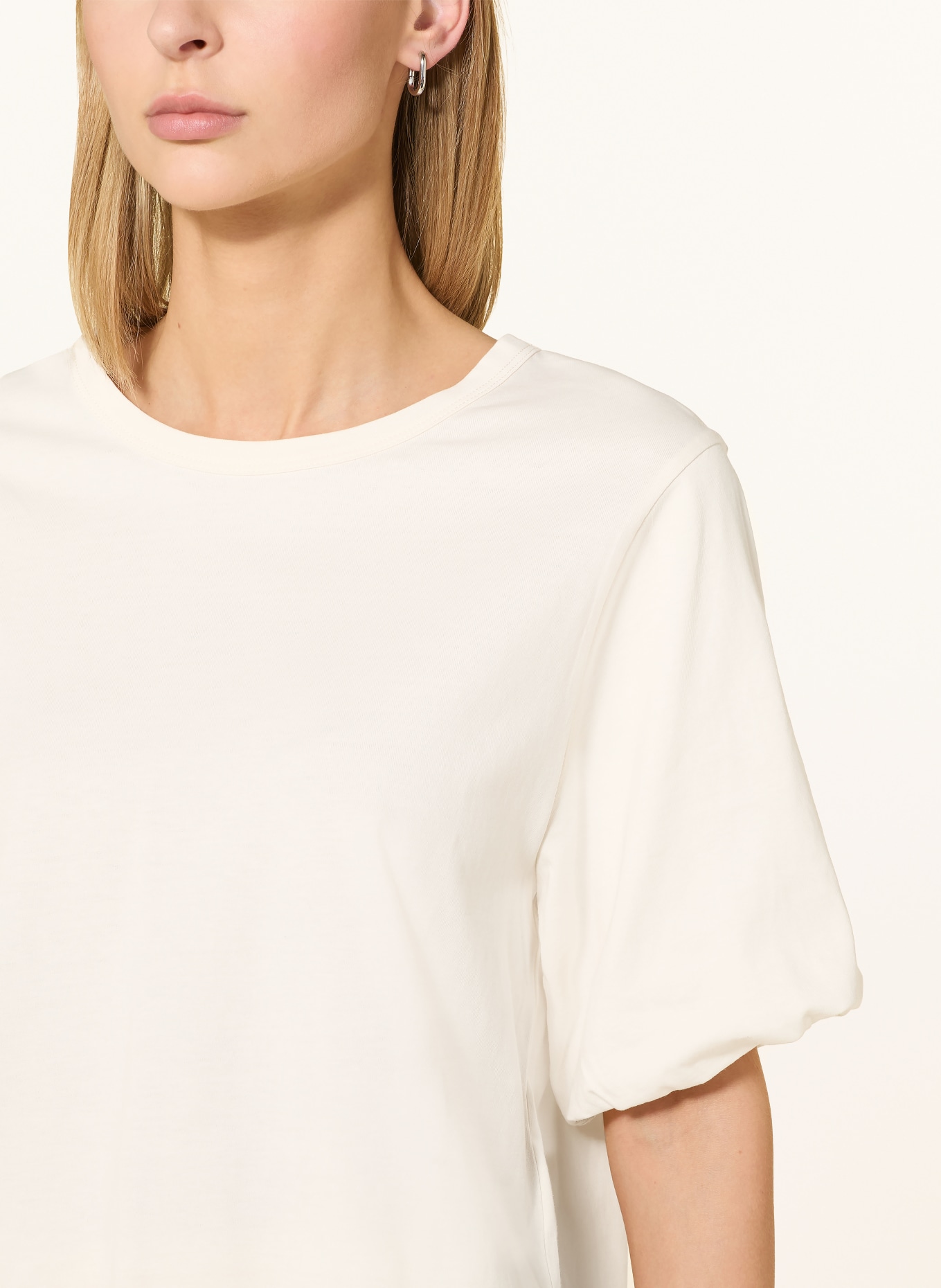 OPUS T-Shirt SURTINY: CREME