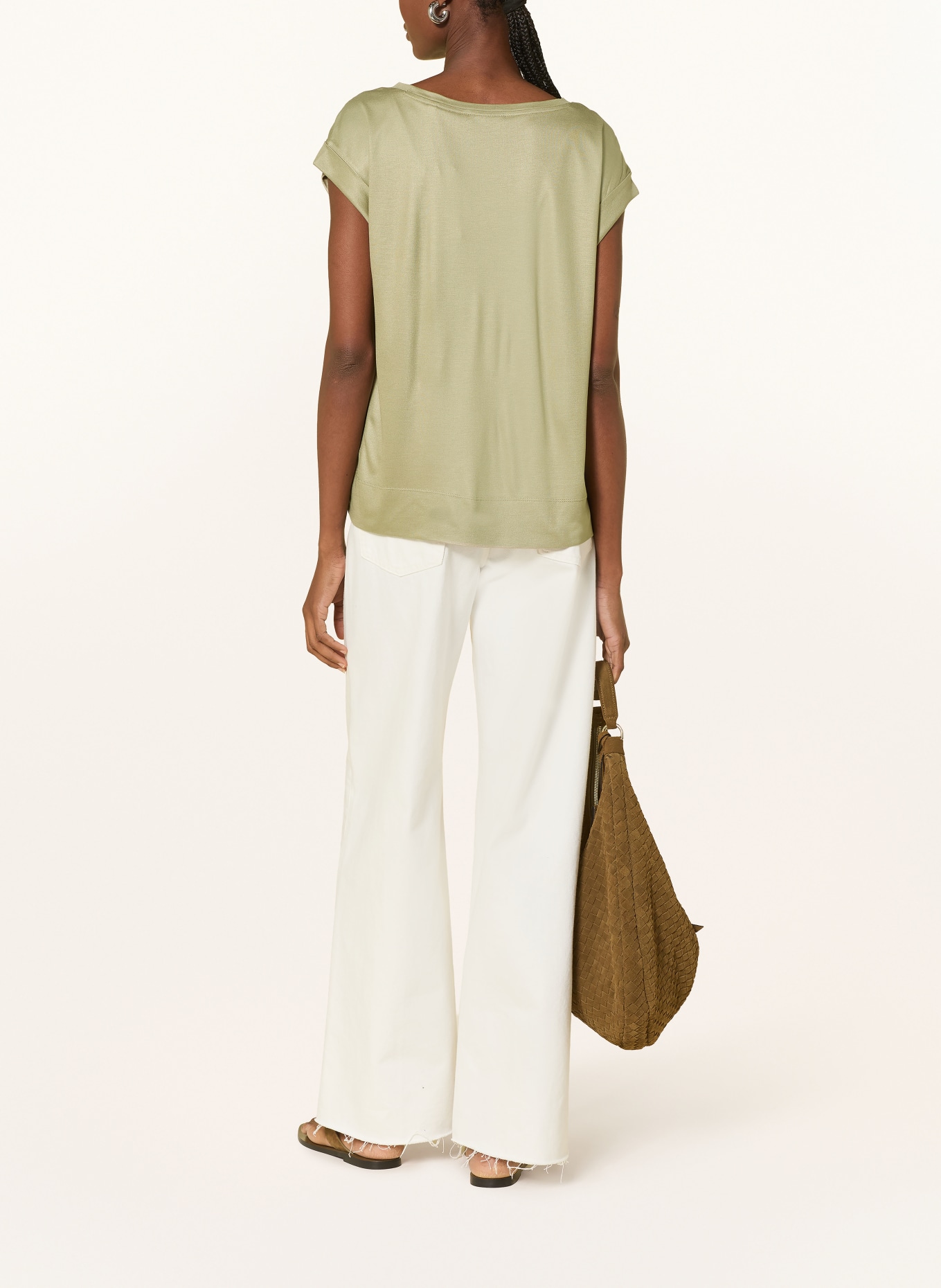 OPUS SOSILLA T-shirt: LIGHT GREEN