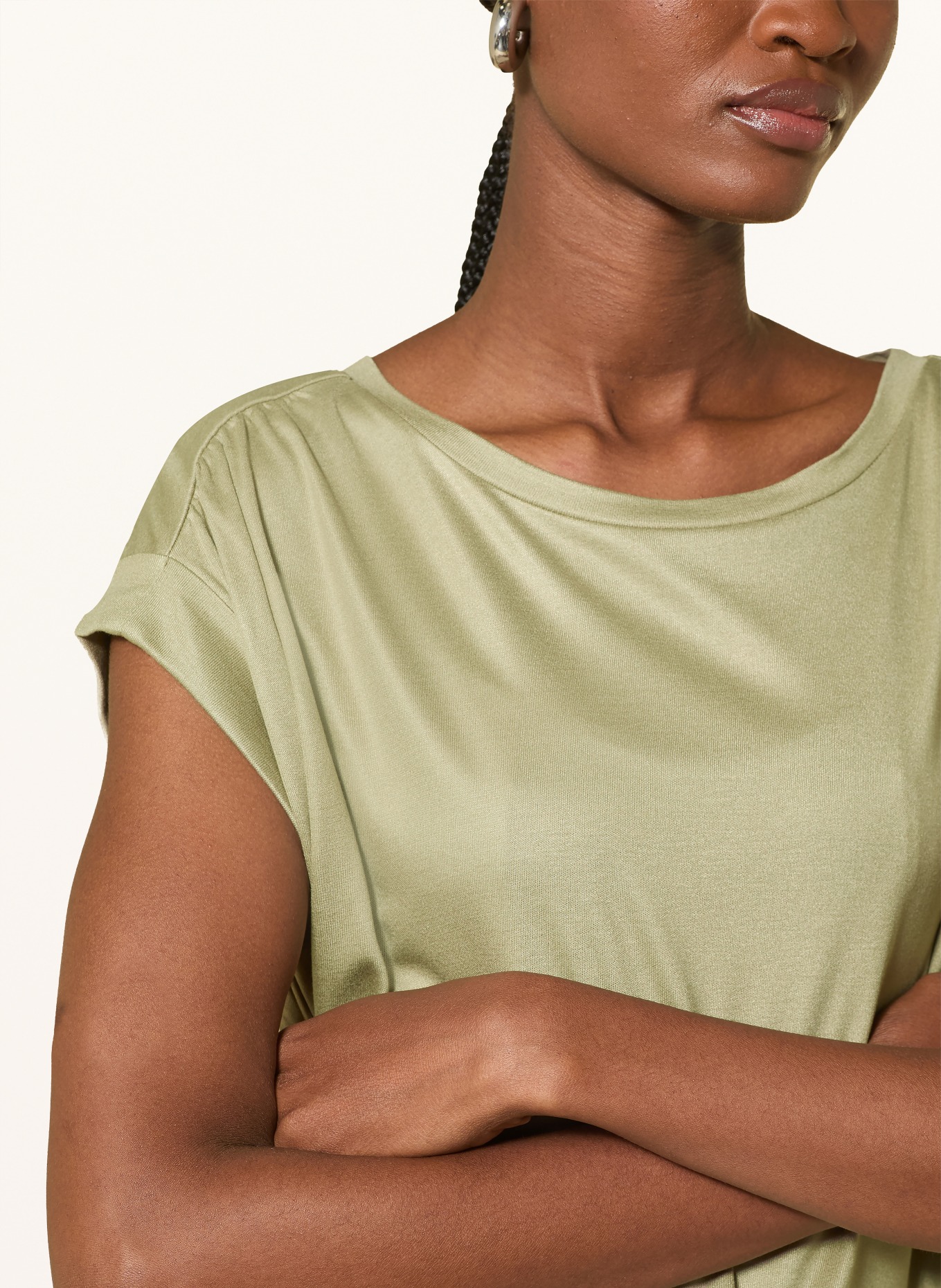 OPUS SOSILLA T-shirt: LIGHT GREEN