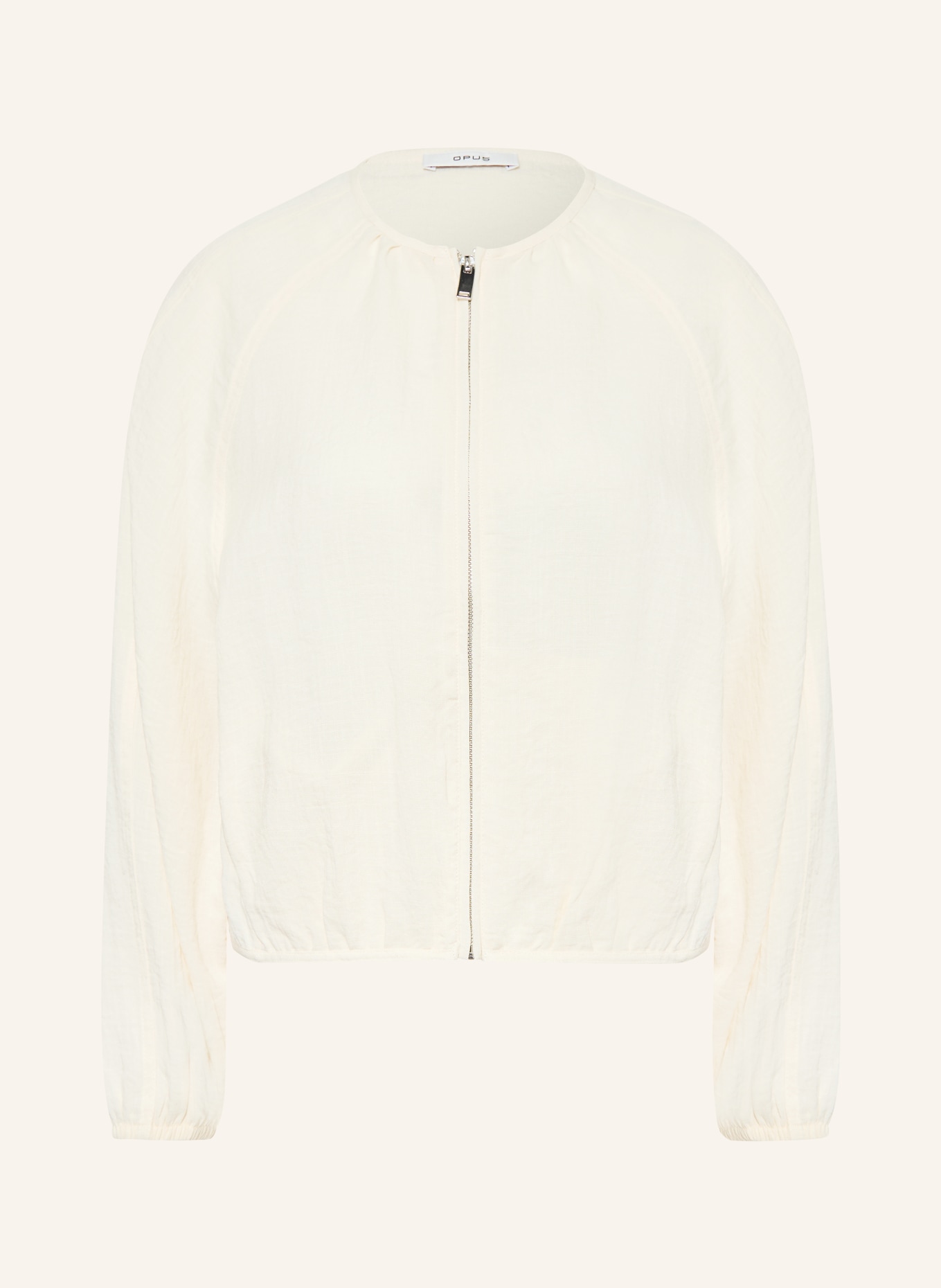 OPUS Blouson JAROSA mit 3/4-Arm: ECRU