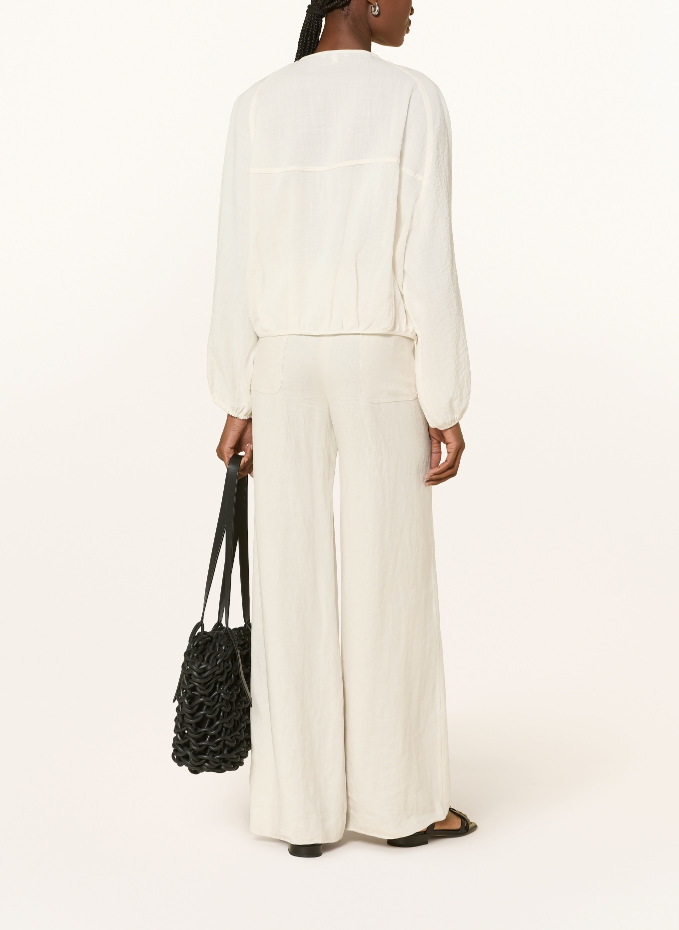 OPUS Blouson JAROSA mit 3/4-Arm: ECRU