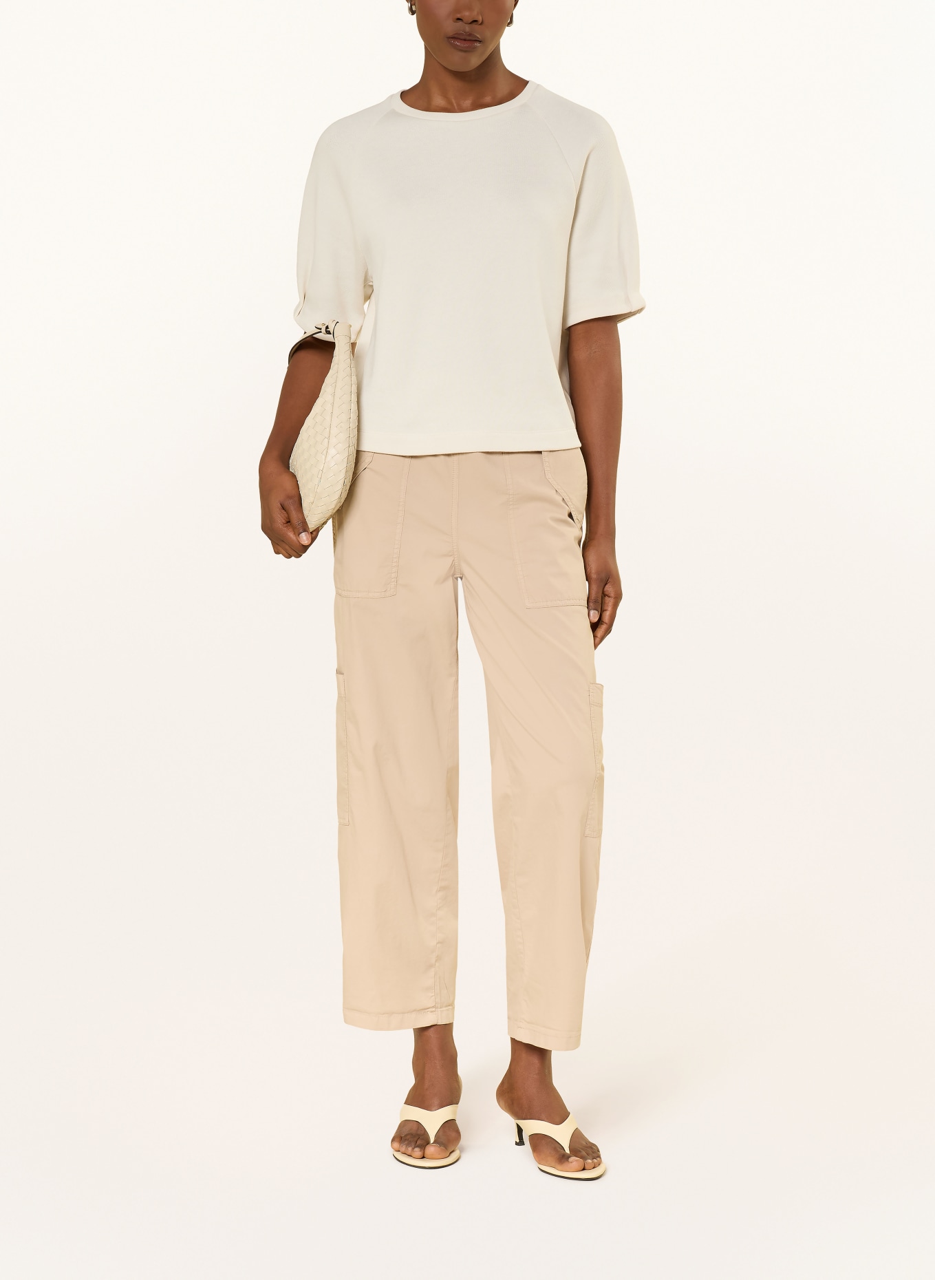 OPUS Sweat-shirt GUSCHEL: CRÈME