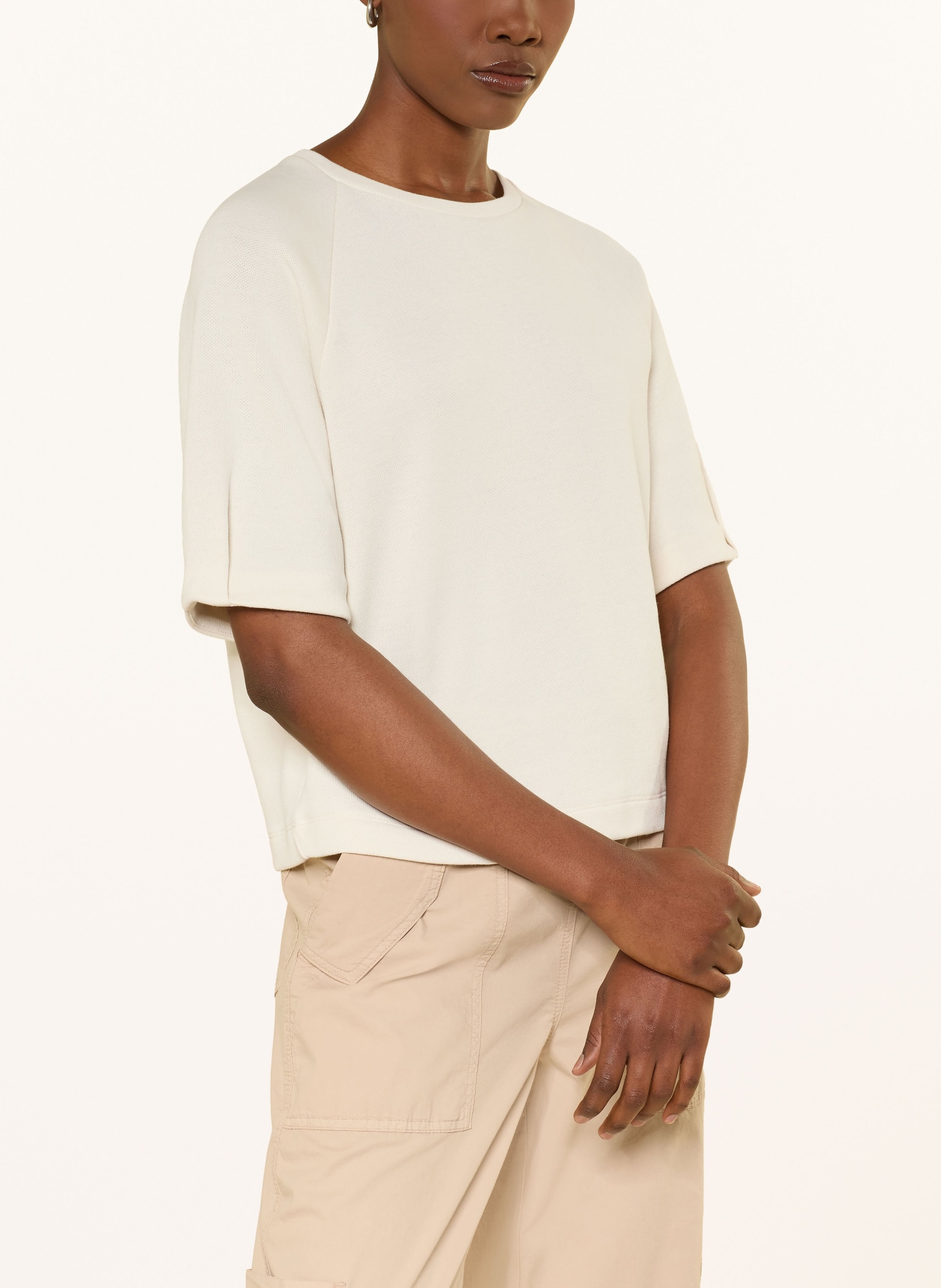 OPUS Sweat-shirt GUSCHEL: CRÈME