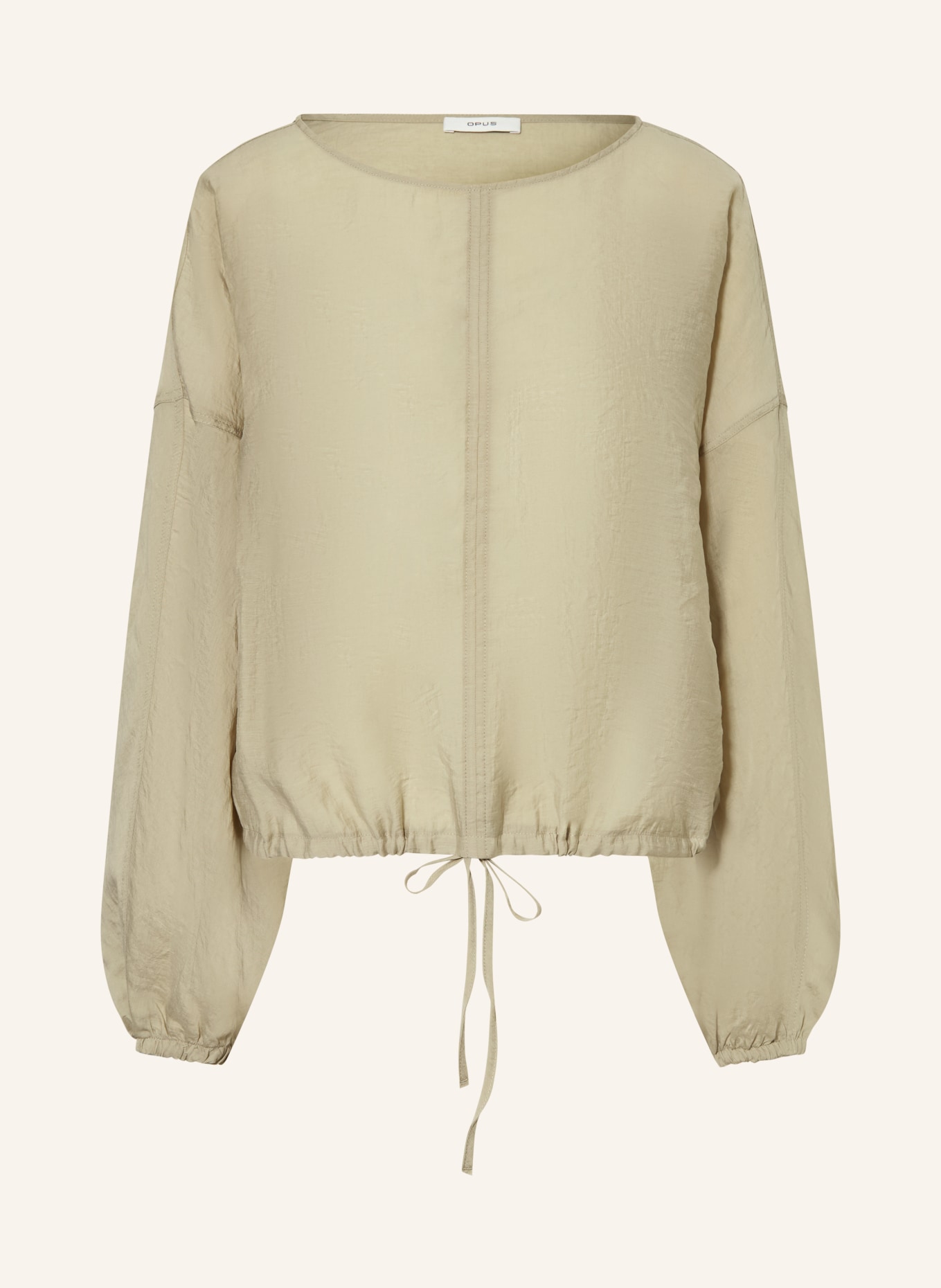 OPUS FILLA Blouse Shirt: LIGHT GREEN