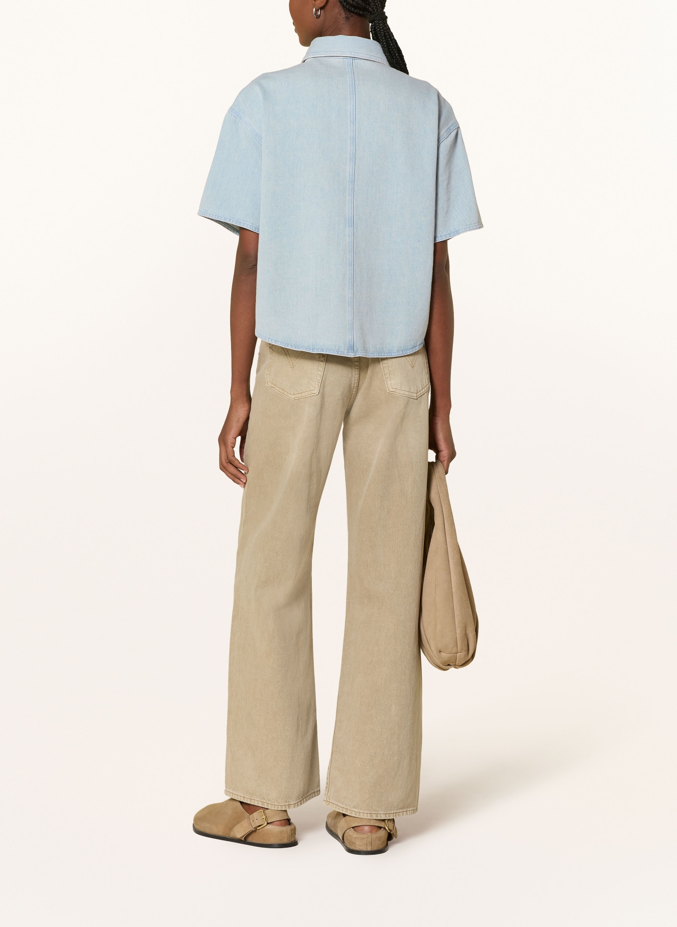 OPUS Chemisier en jean FERLUNA BREATH: BLEU CLAIR