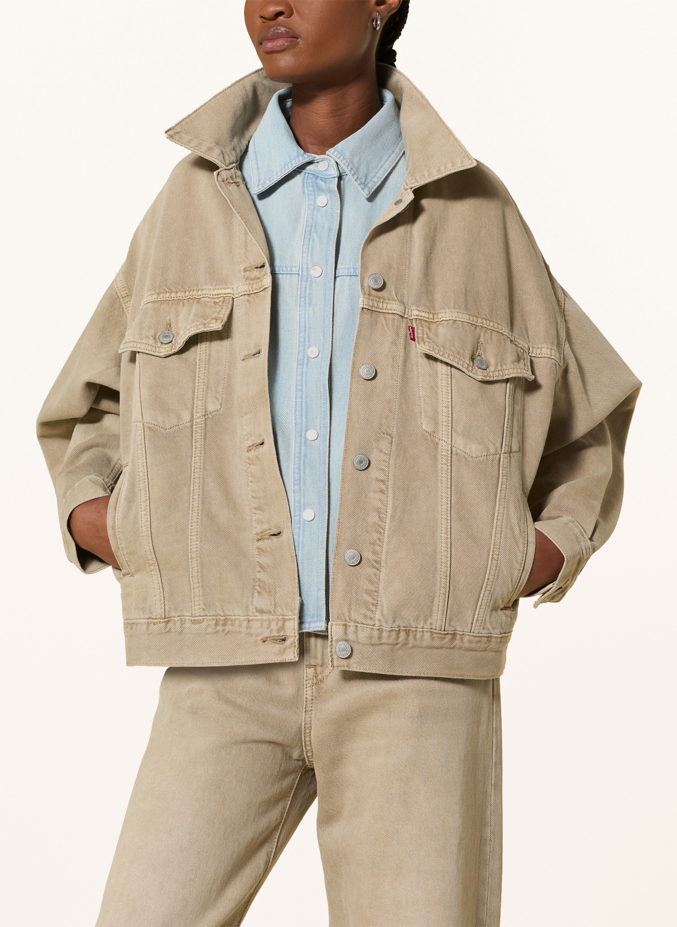 OPUS Chemisier en jean FERLUNA BREATH: BLEU CLAIR