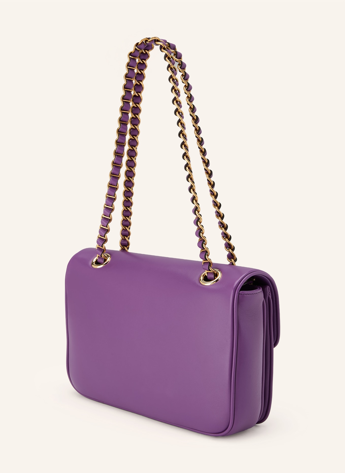 VALENTINO GARAVANI Umhängetasche DJUNA MEDIUM: LILA / GOLD