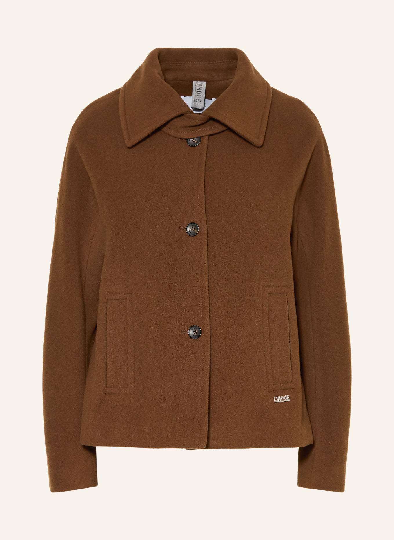 CINQUE Kastenjacke CIDALI: BRAUN