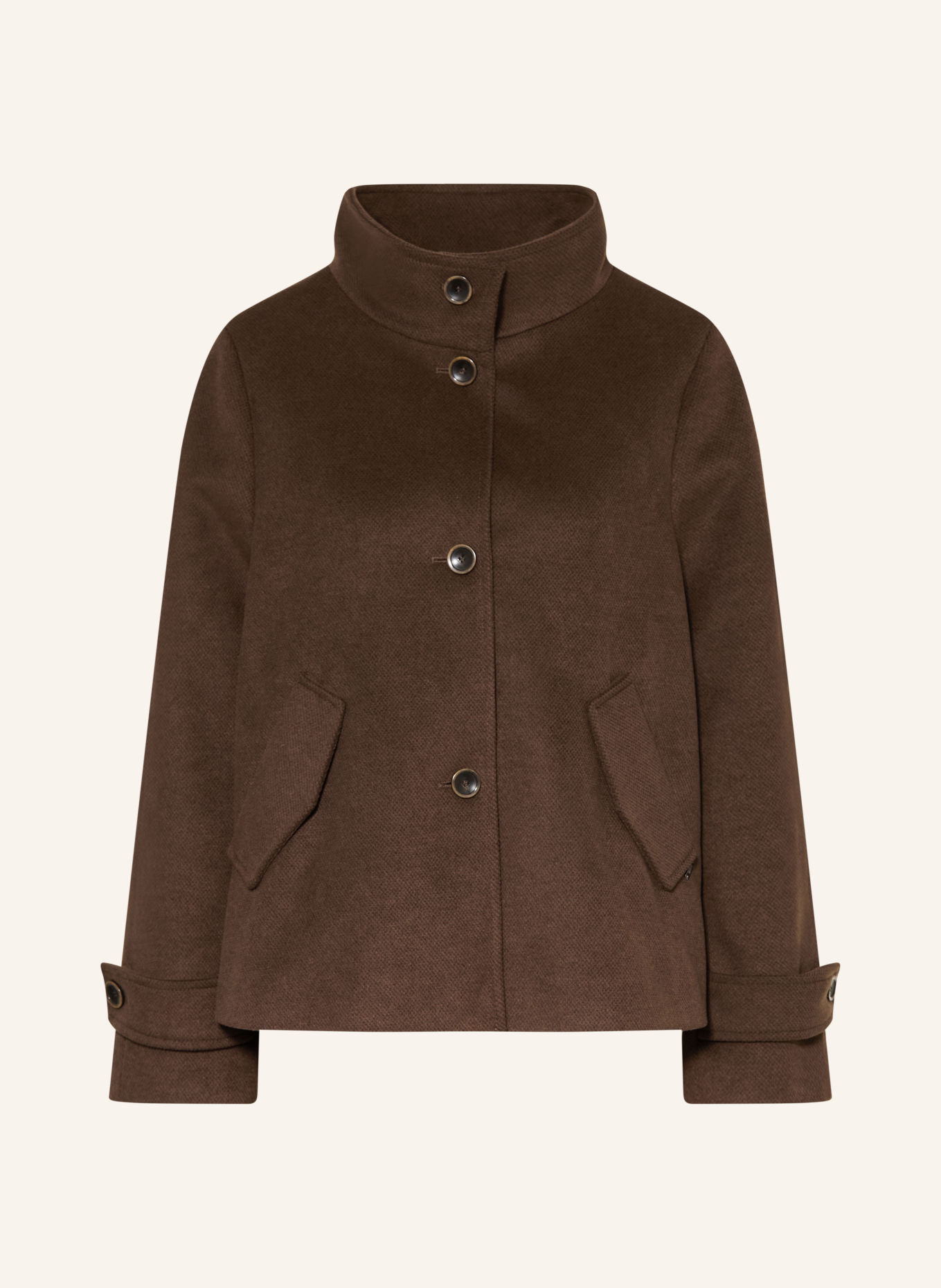 CINQUE Kastenjacke CIJOLINO: DUNKELBRAUN