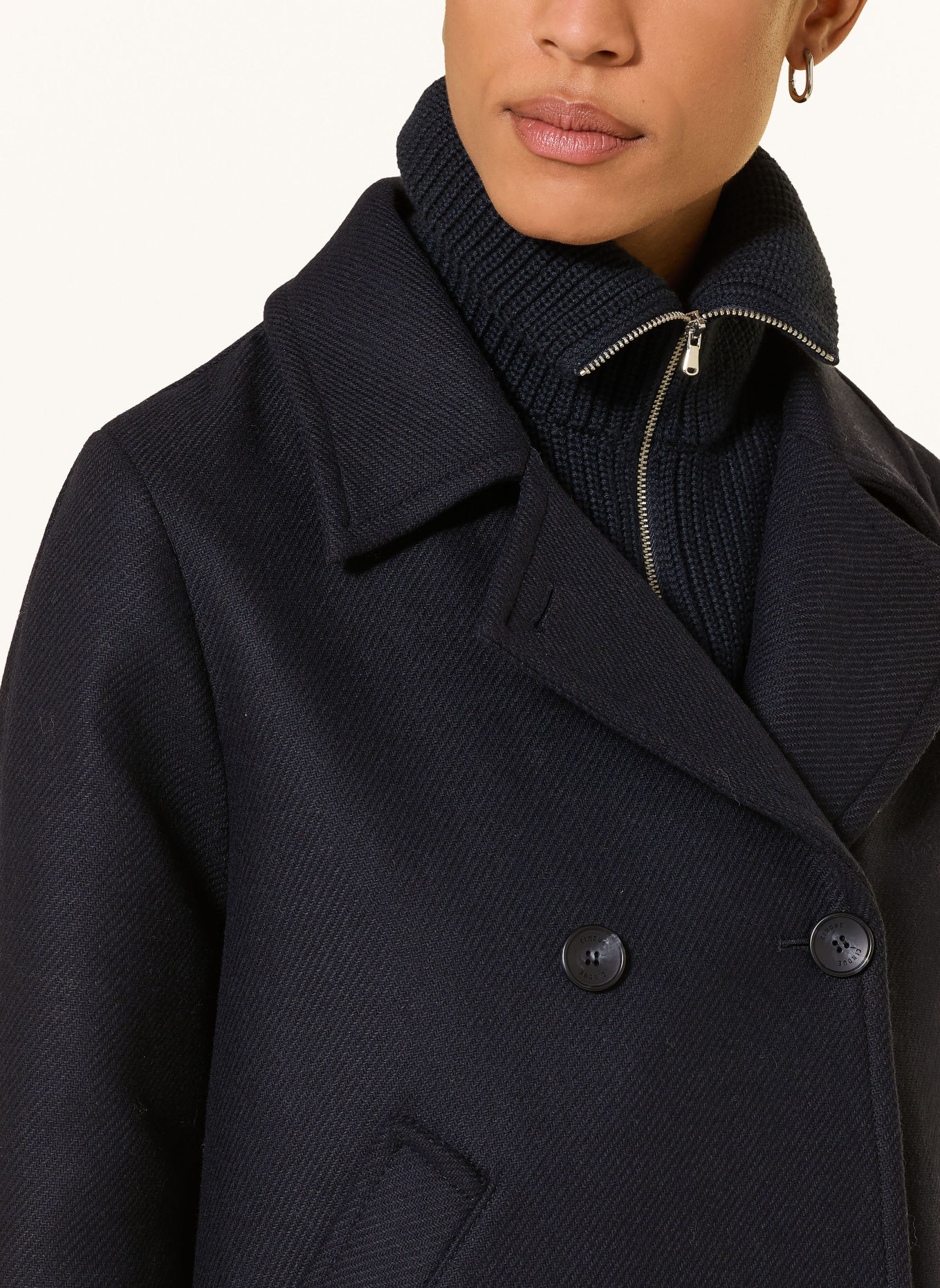 CINQUE Cabanjacke CICABINA mit herausnehmbarer Blende: DUNKELBLAU