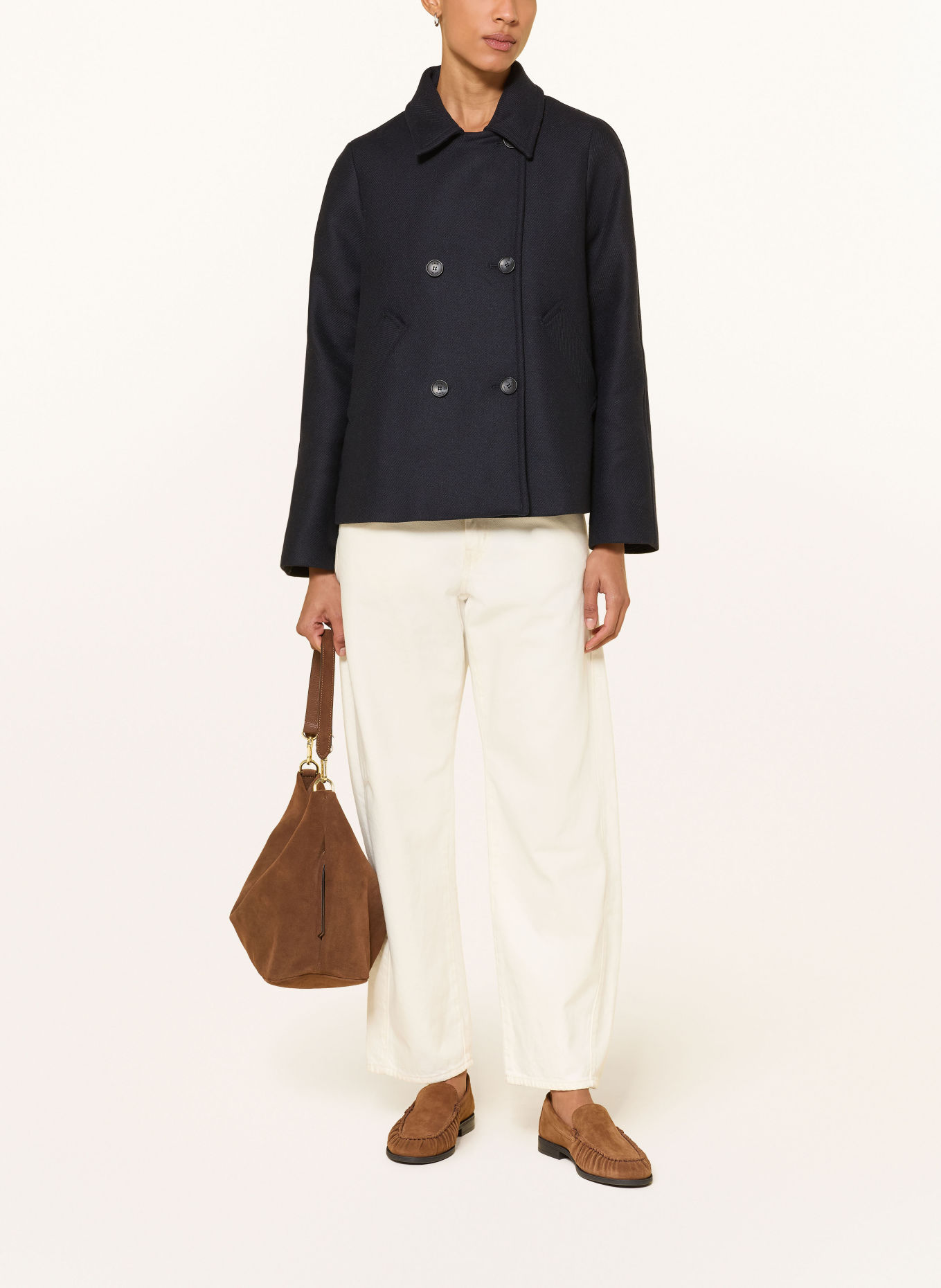 CINQUE Cabanjacke CICABINA mit herausnehmbarer Blende: DUNKELBLAU