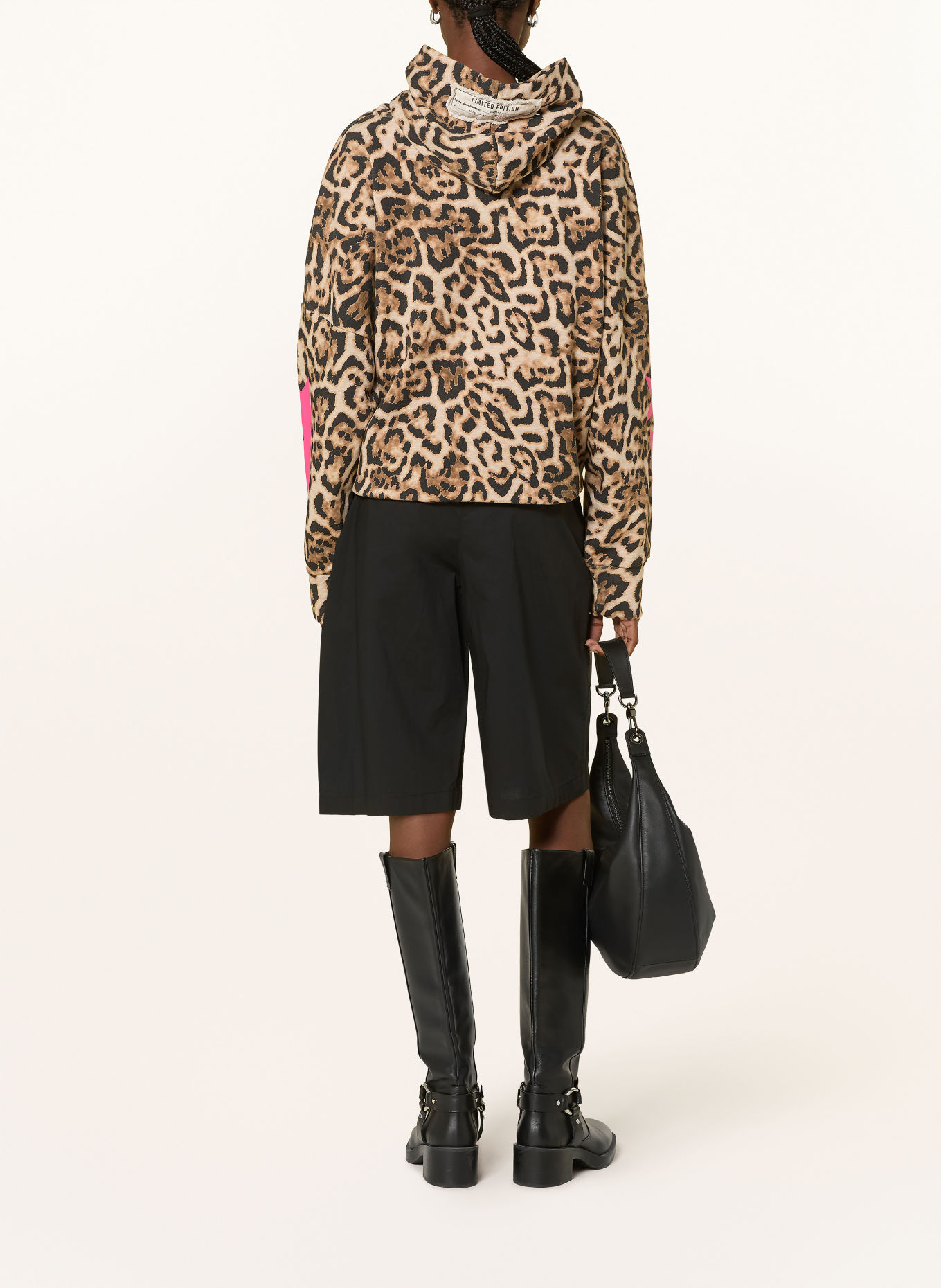 yippie hippie Bluza z kapturem oversize: KONIAKOWY / BEŻOWY / CZARNY