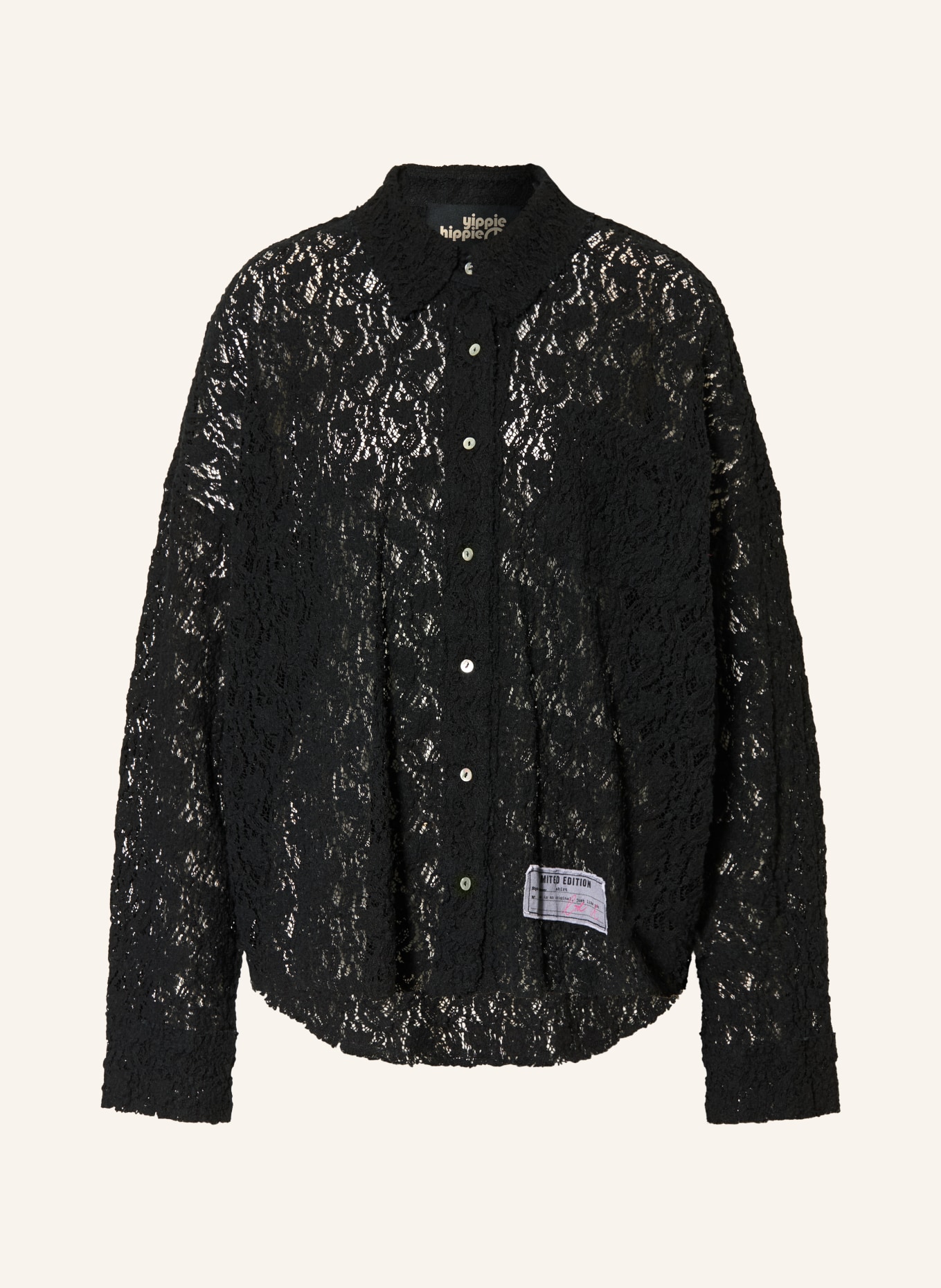 yippie hippie Chemisier en dentelle: NOIR