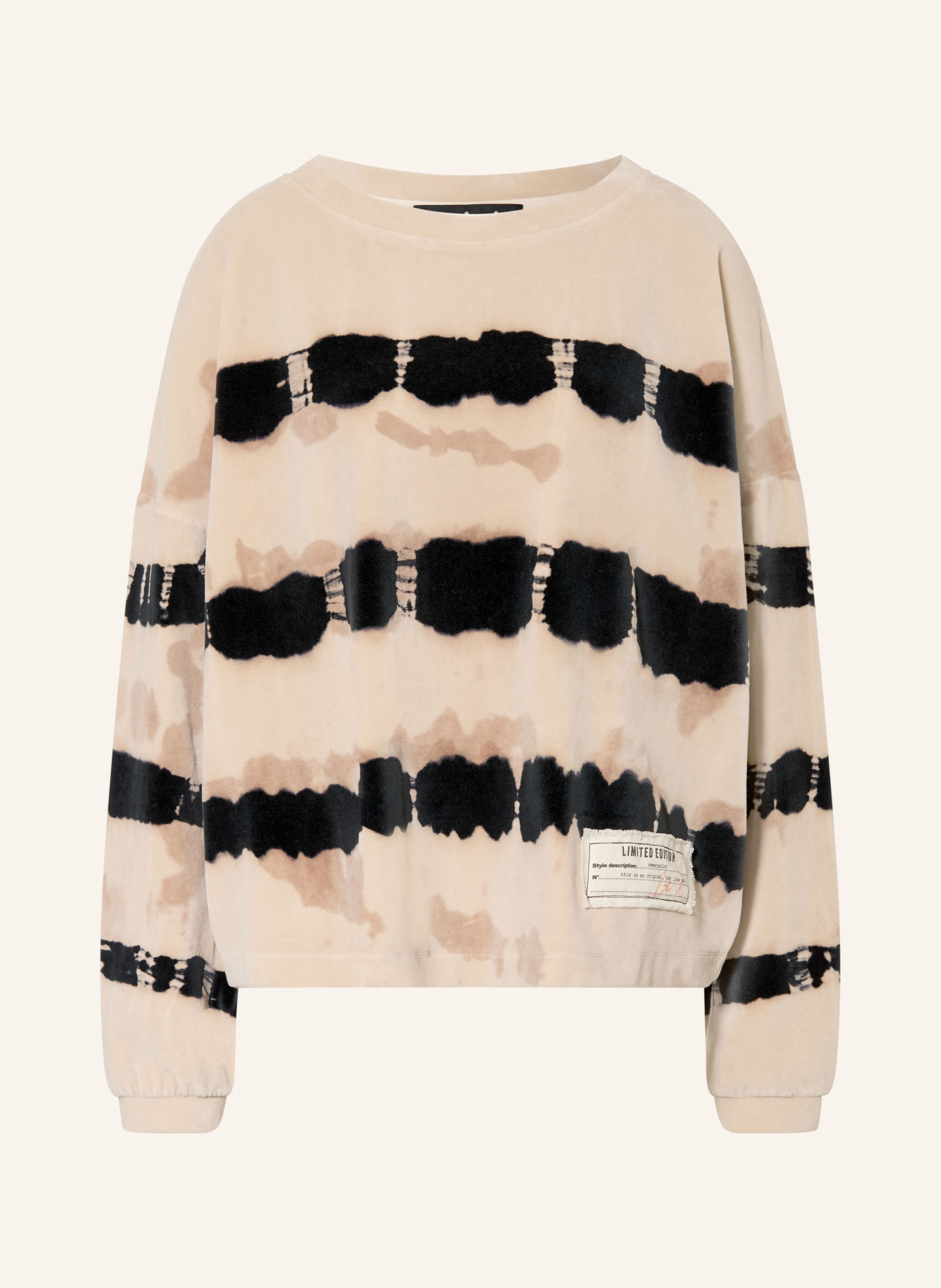 yippie hippie Bluza oversize: BEŻOWY / BRĄZOWY / CZARNY