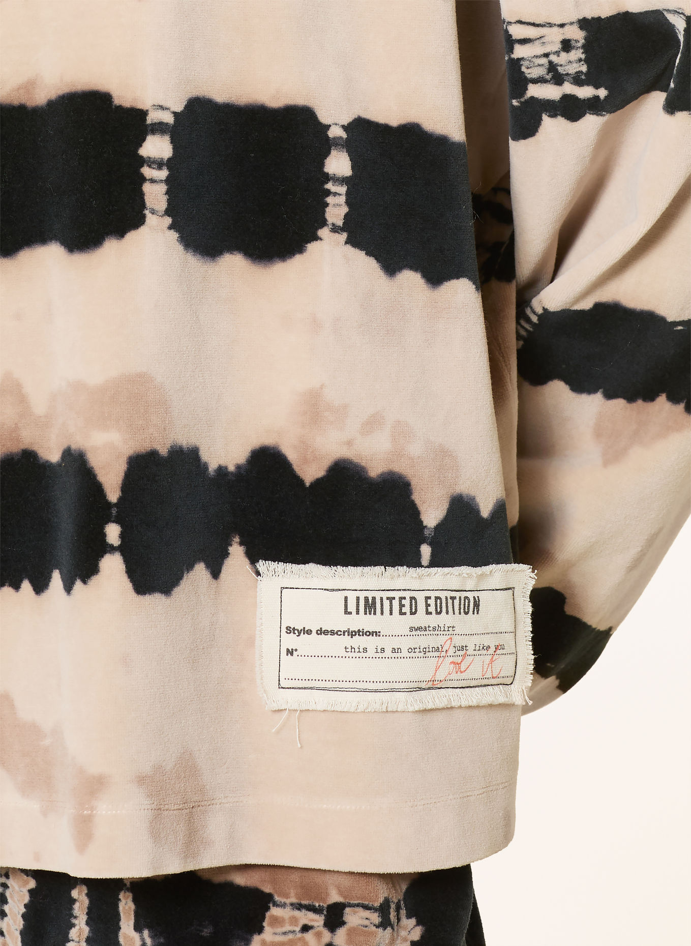 yippie hippie Bluza oversize: BEŻOWY / BRĄZOWY / CZARNY