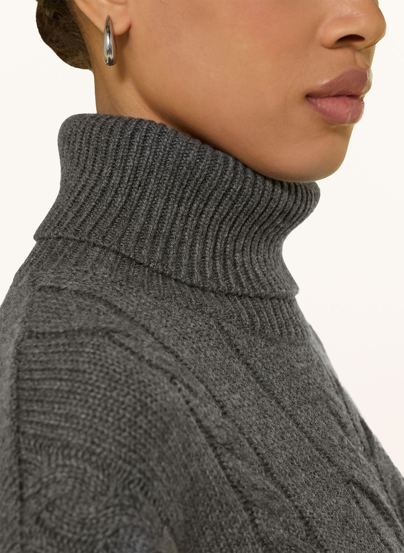 CATNOIR Rollkragenpullover: DUNKELGRAU