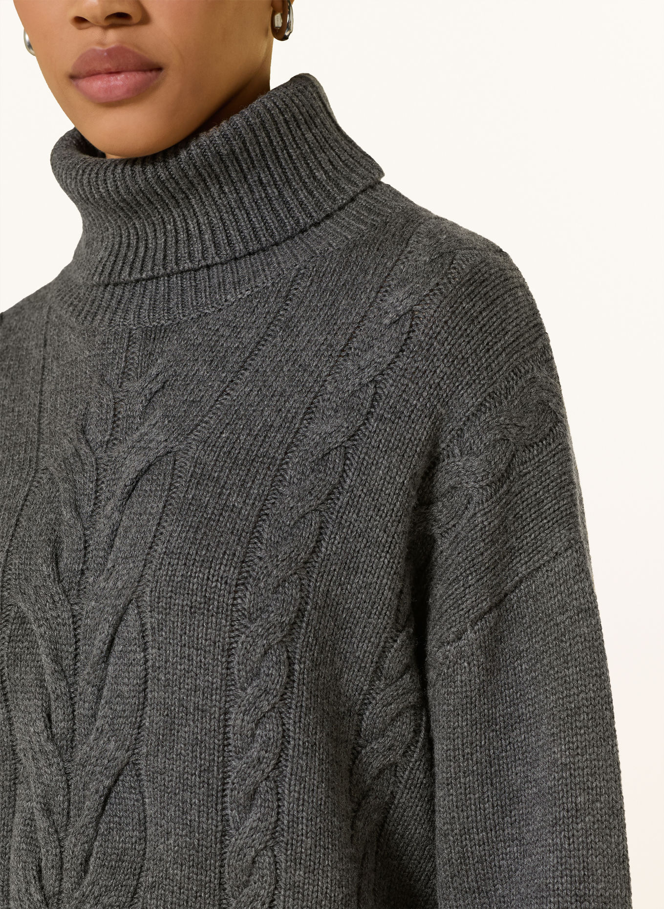 CATNOIR Rollkragenpullover: DUNKELGRAU
