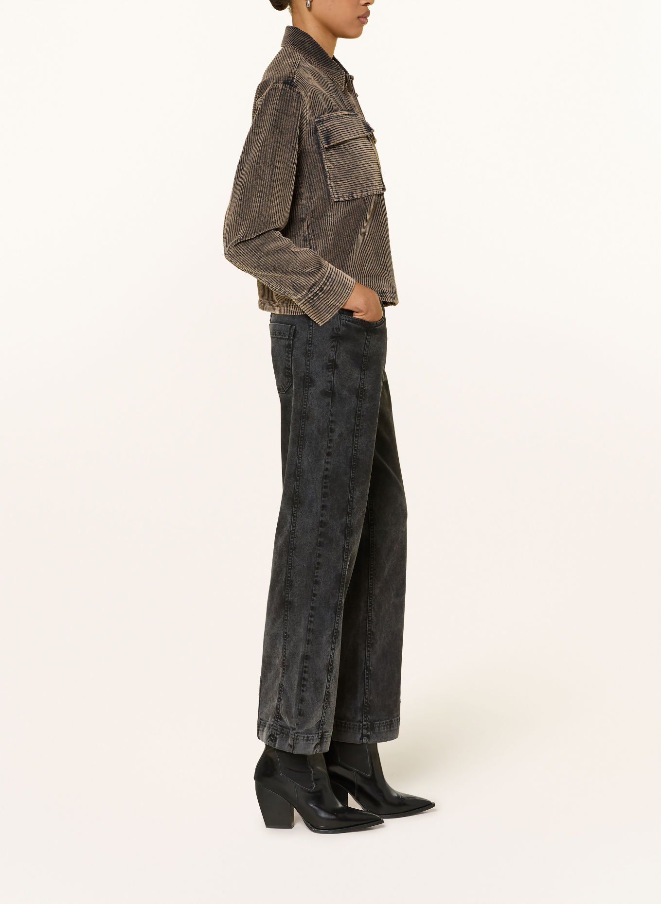 CATNOIR Straight Jeans: 83 light grey