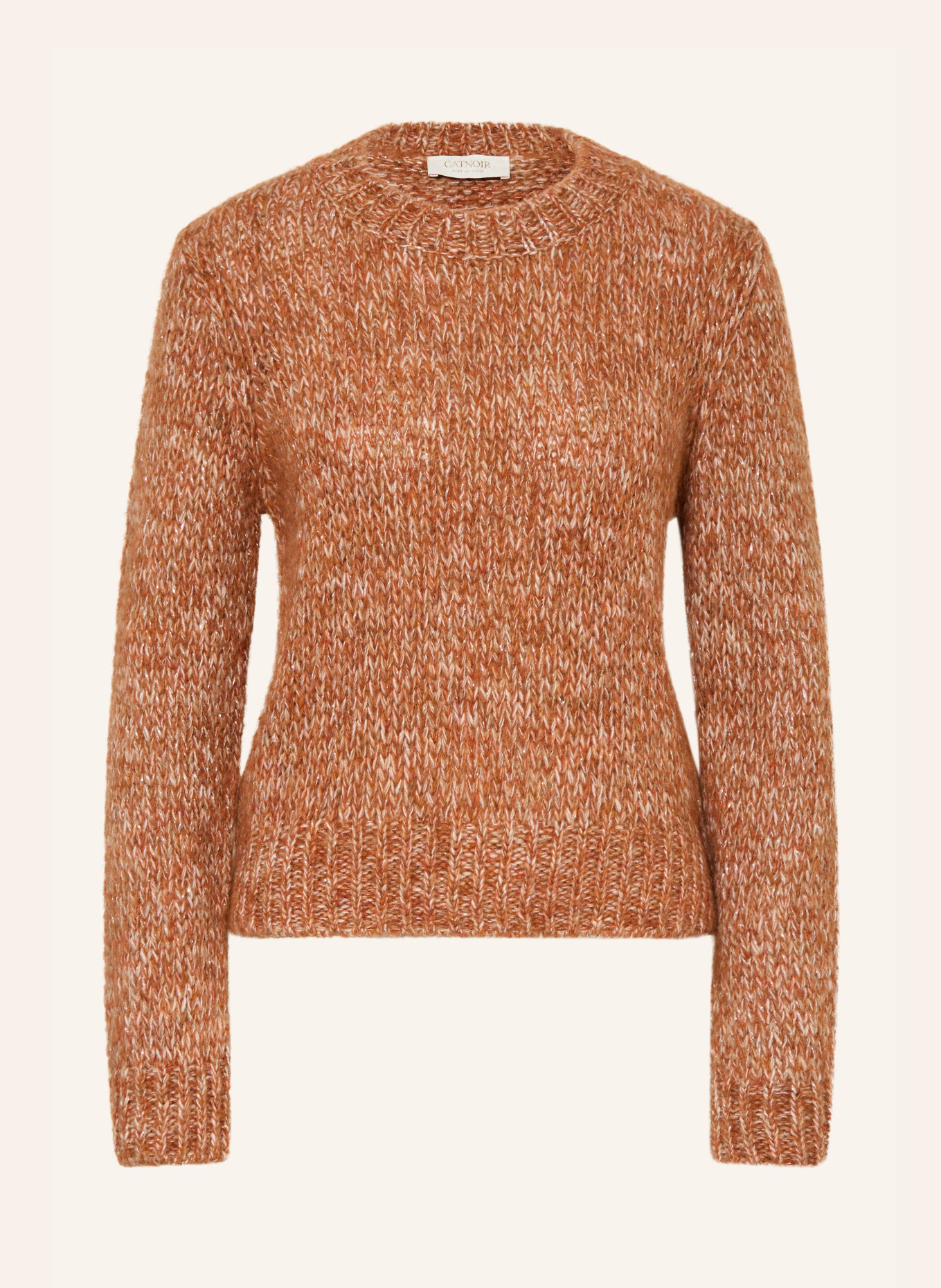 CATNOIR Sweaters: DARK ORANGE / WHITE