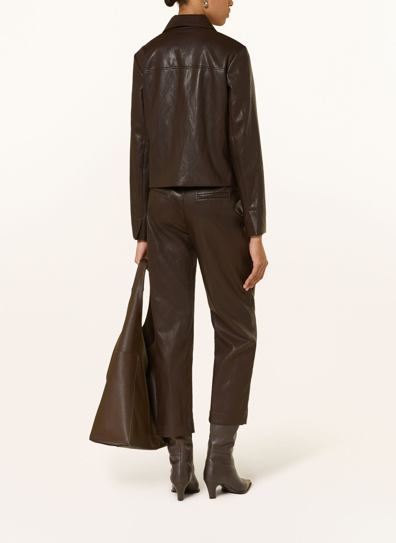 CATNOIR Kastjas in leerlook: MARRON FONCÉ