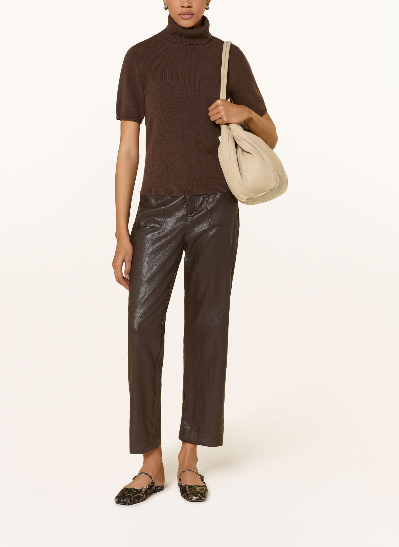CATNOIR Knit shirt: DARK BROWN