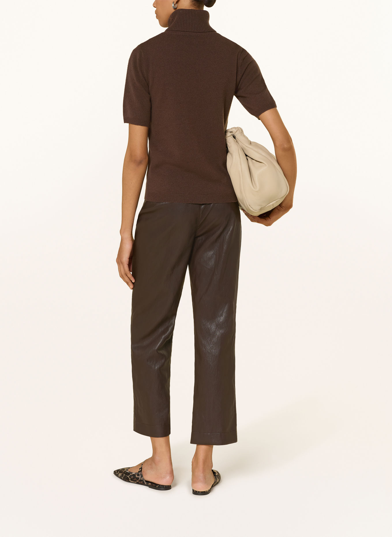 CATNOIR Knit shirt: DARK BROWN