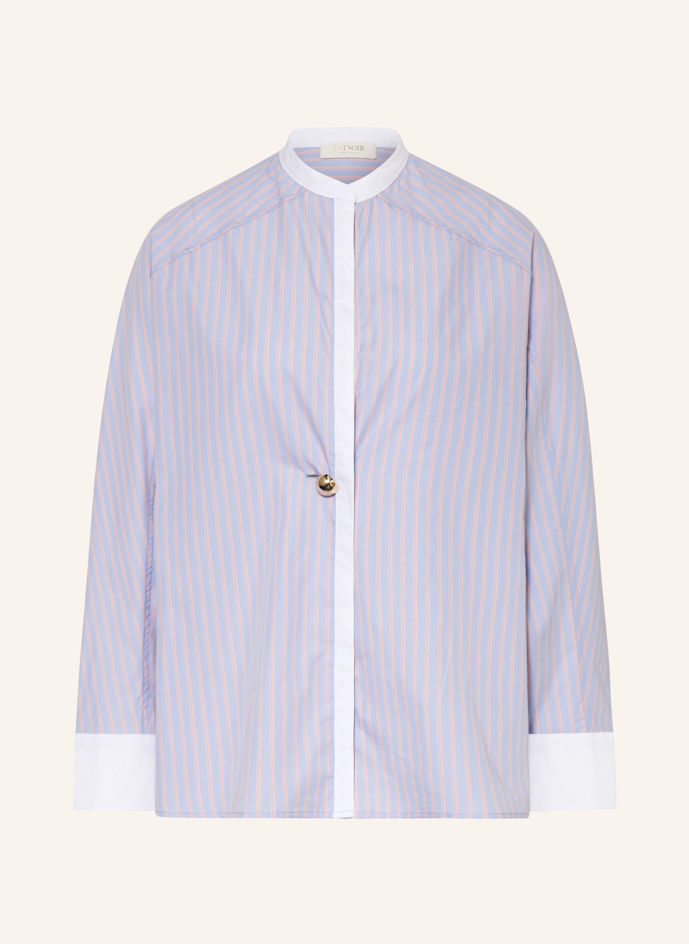 CATNOIR Bluse: HELLBLAU / HELLORANGE / WEISS