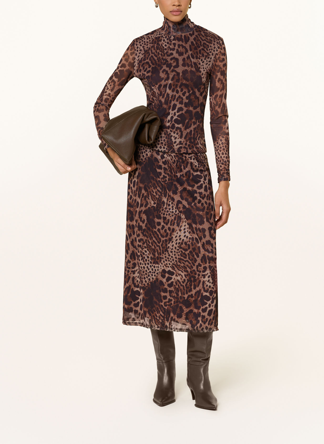 CATNOIR Mesh-Rock: COGNAC / SCHWARZ