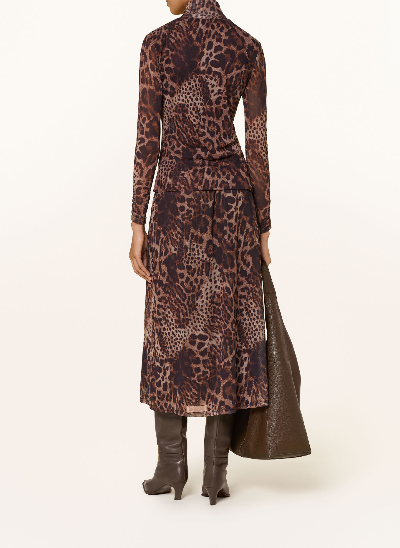 CATNOIR Mesh-Rock: COGNAC / SCHWARZ