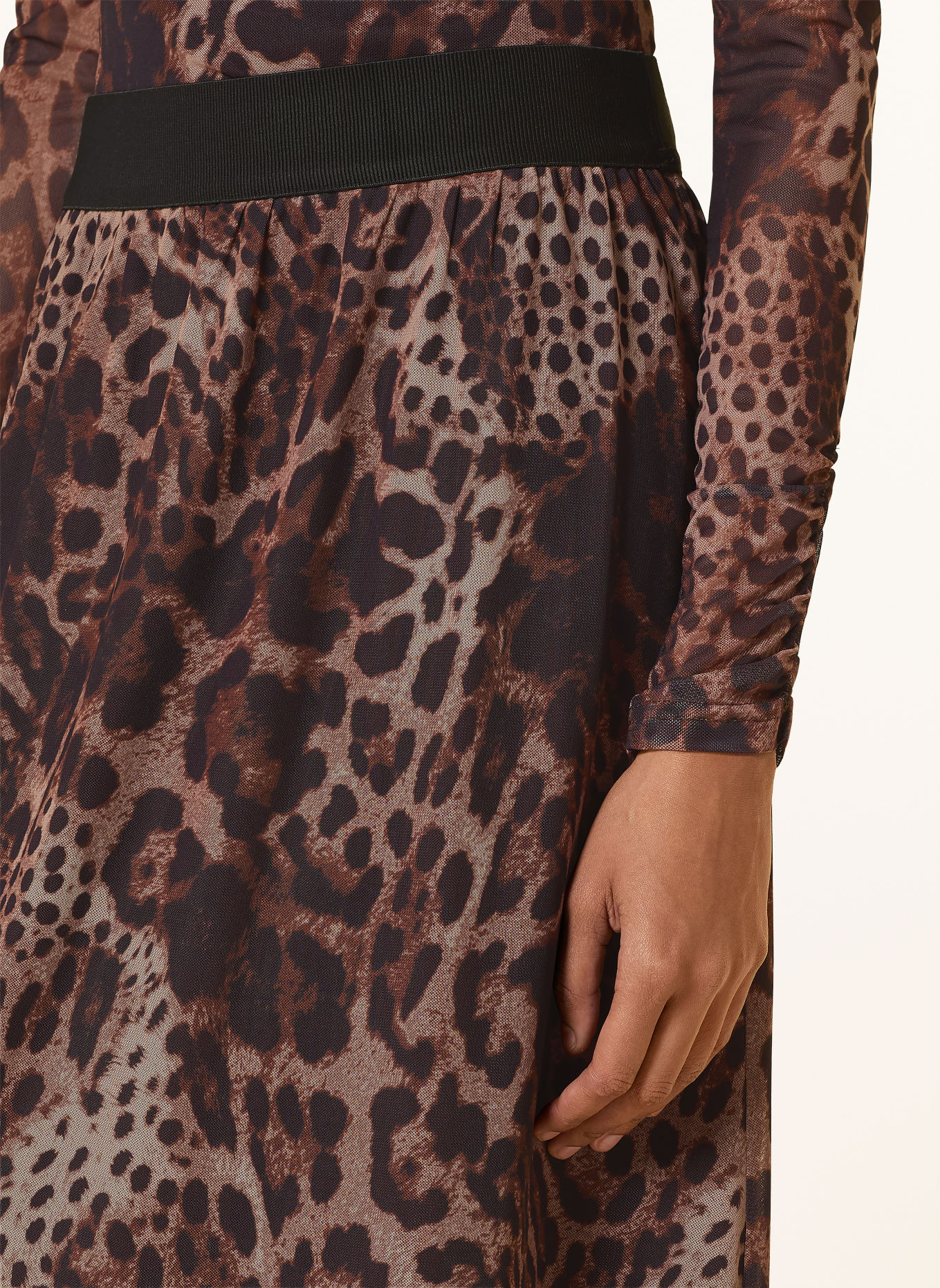 CATNOIR Mesh-Rock: COGNAC / SCHWARZ