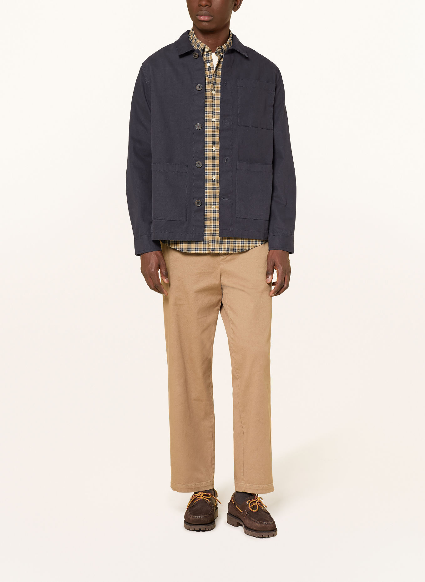 Barbour Comfort Fit Shirt: DARK BLUE