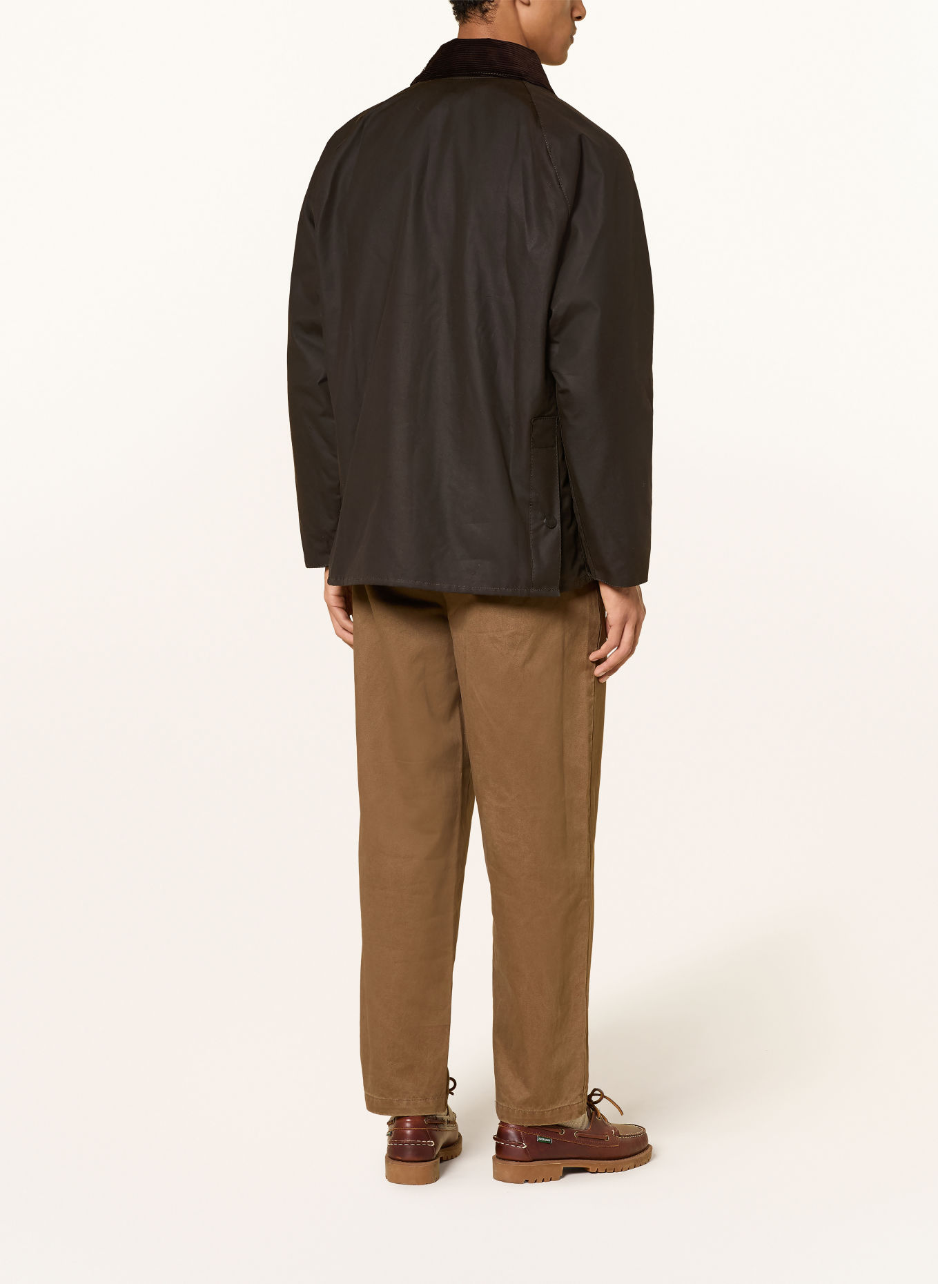 Barbour Fieldjacket BEDALE: KHAKI / MØRKEBRUN