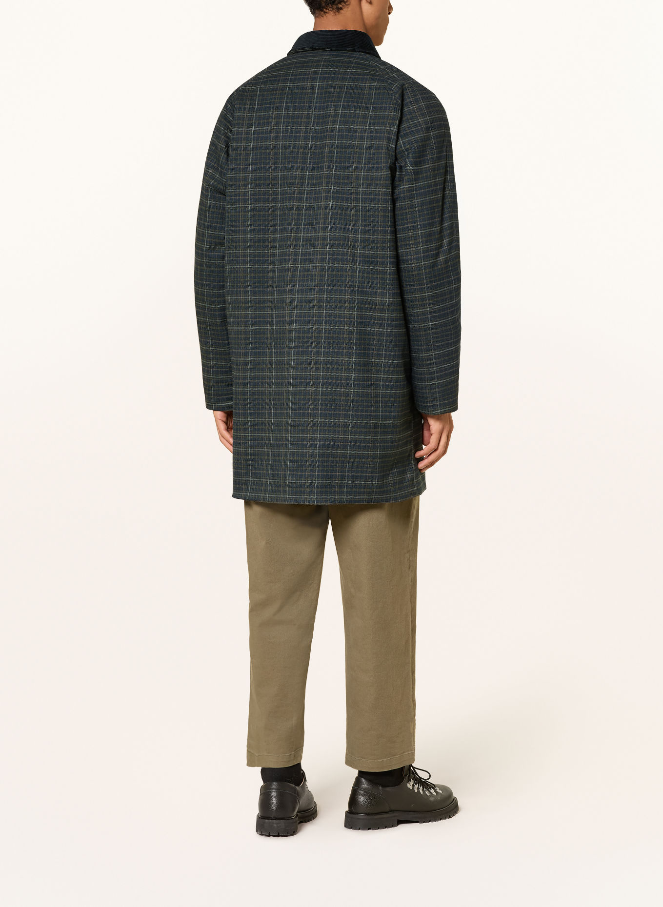 Barbour Mantel LORDEN: DUNKELBLAU / DUNKELGRÜN