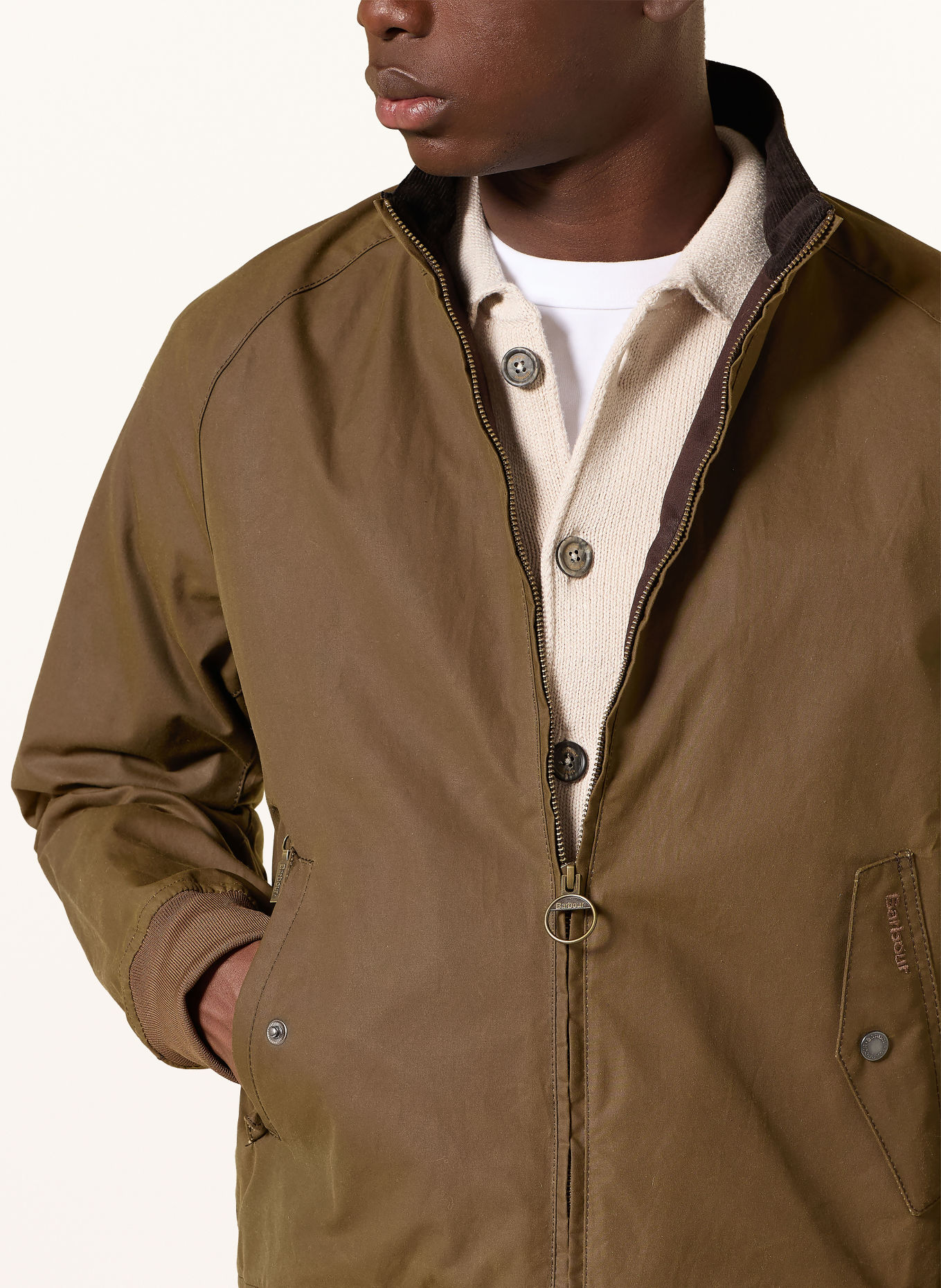 Barbour Blouson: MÖRKBRUN