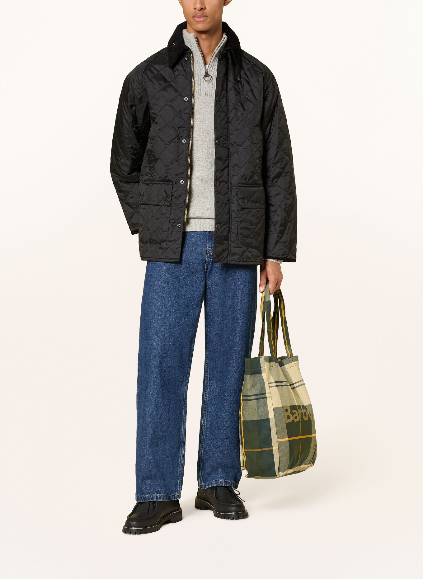 Barbour BEDALE QUILT Quilted Jacket: BLACK
