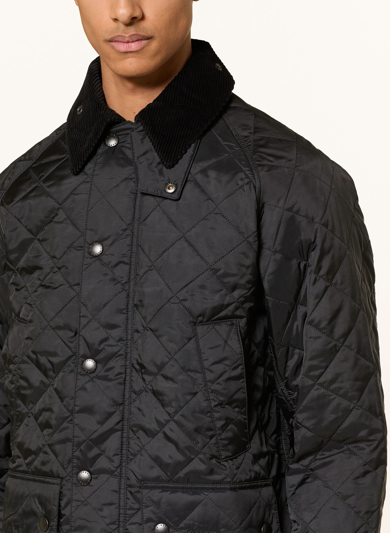 Barbour BEDALE QUILT Quilted Jacket: BLACK