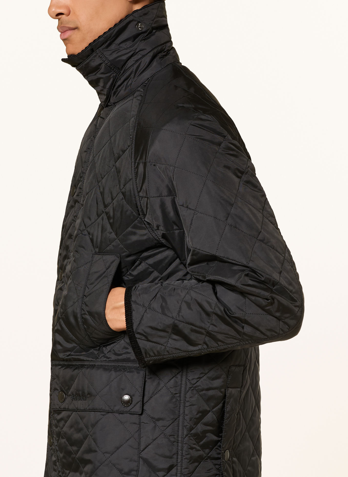 Barbour BEDALE QUILT Quilted Jacket: BLACK