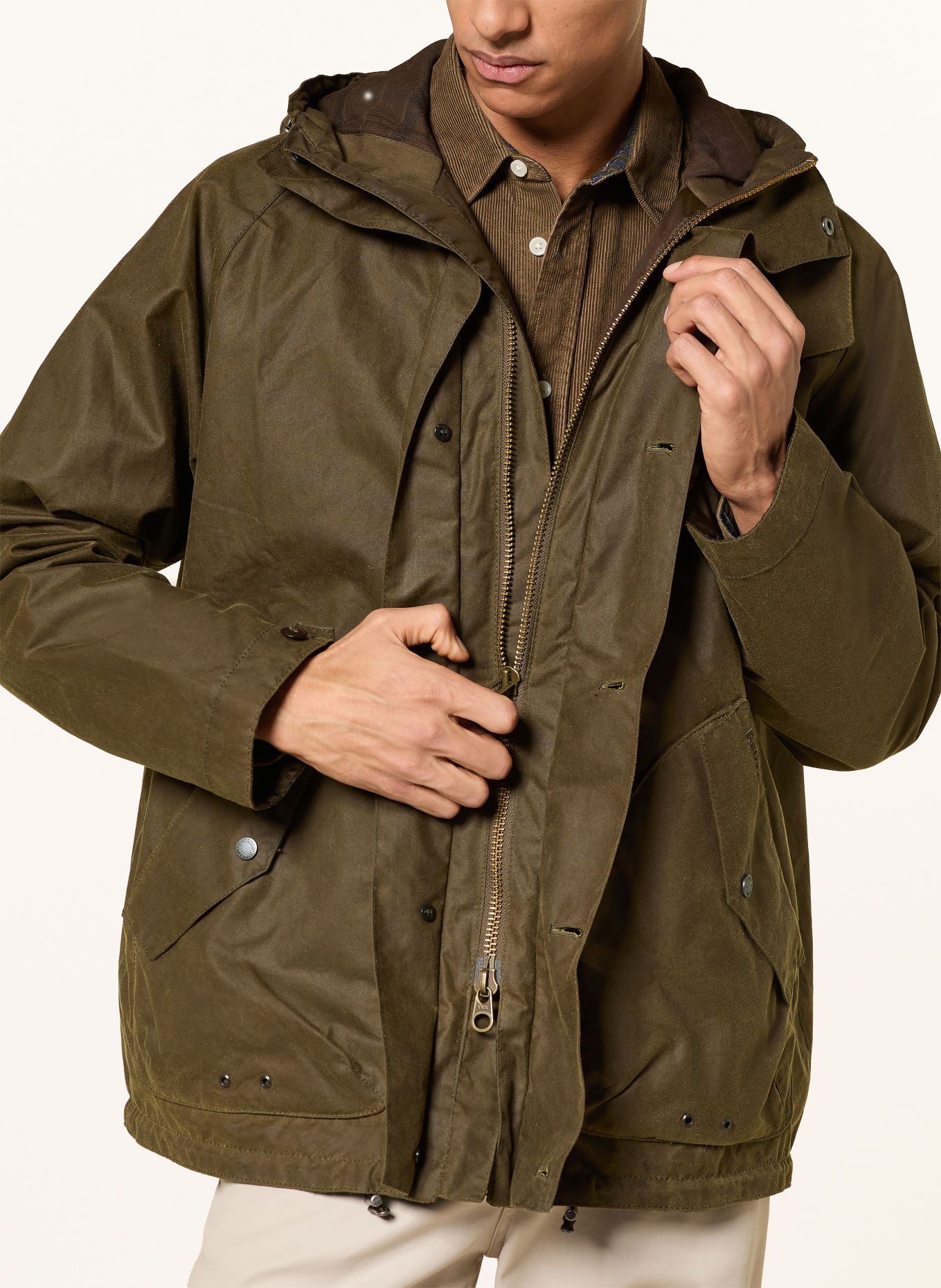 Barbour Parka KEISS: KHAKI