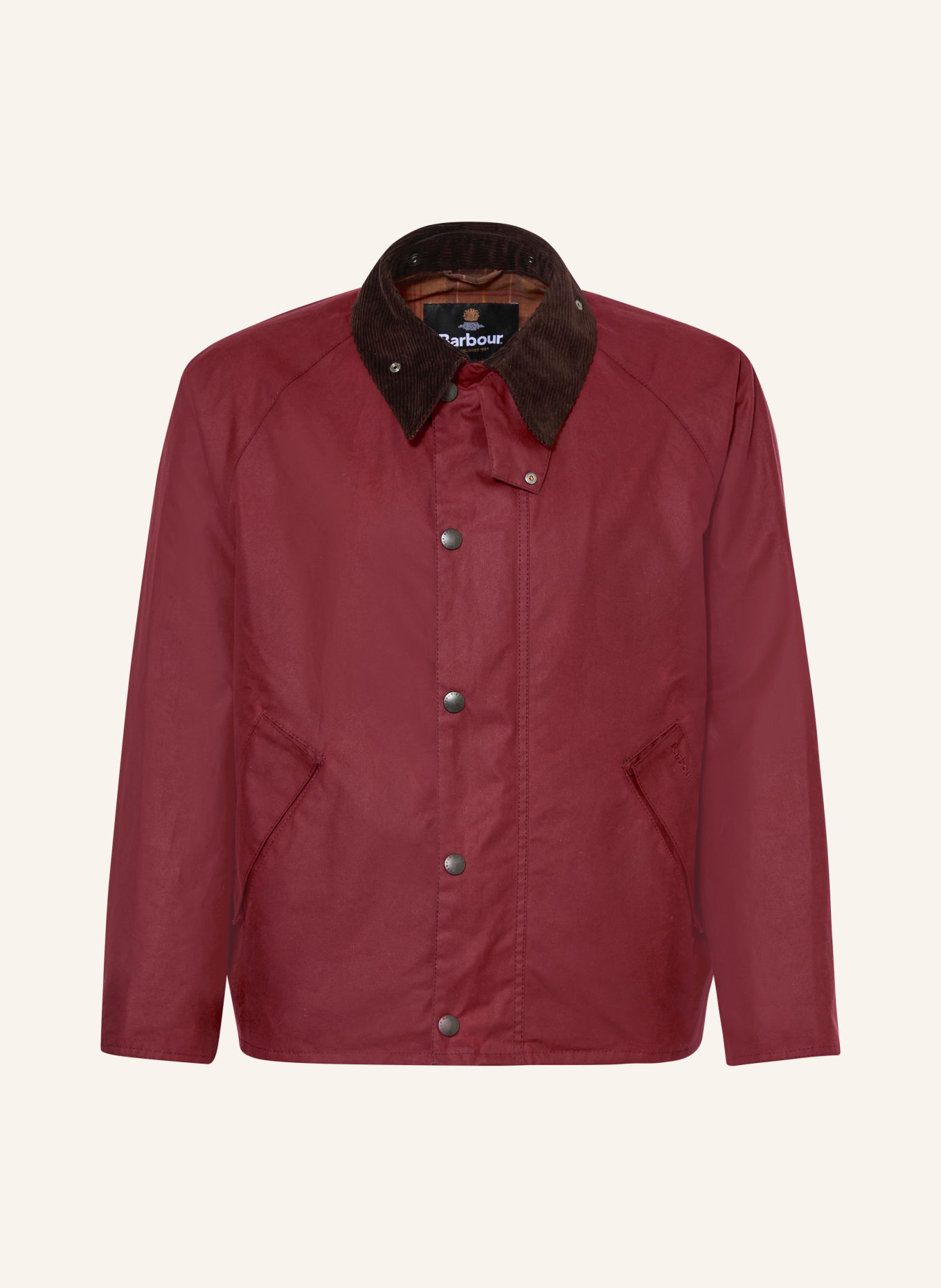 Barbour Jacke: DUNKELROT / DUNKELBRAUN