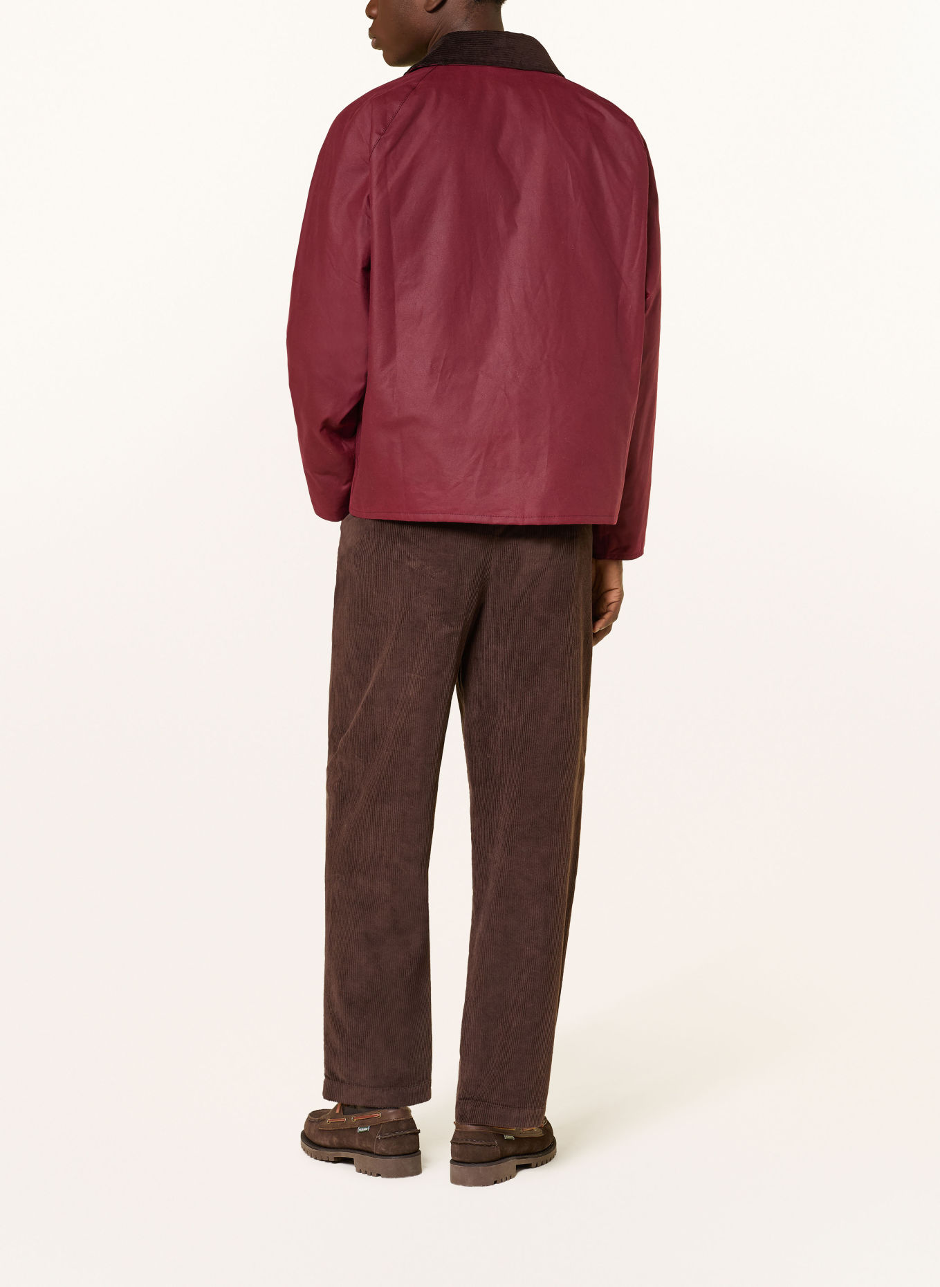 Barbour Jacke: DUNKELROT / DUNKELBRAUN