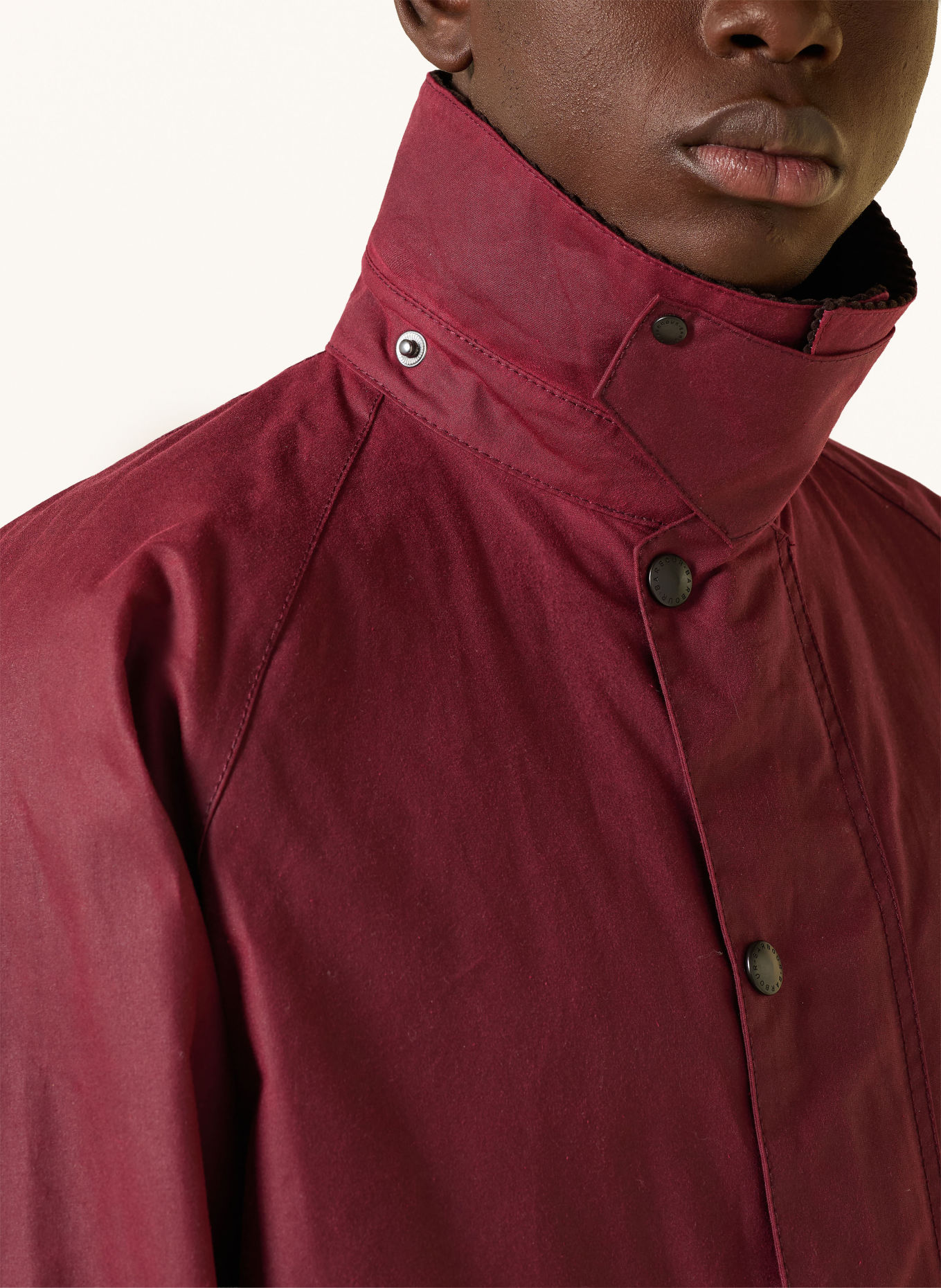 Barbour Jacke: DUNKELROT / DUNKELBRAUN