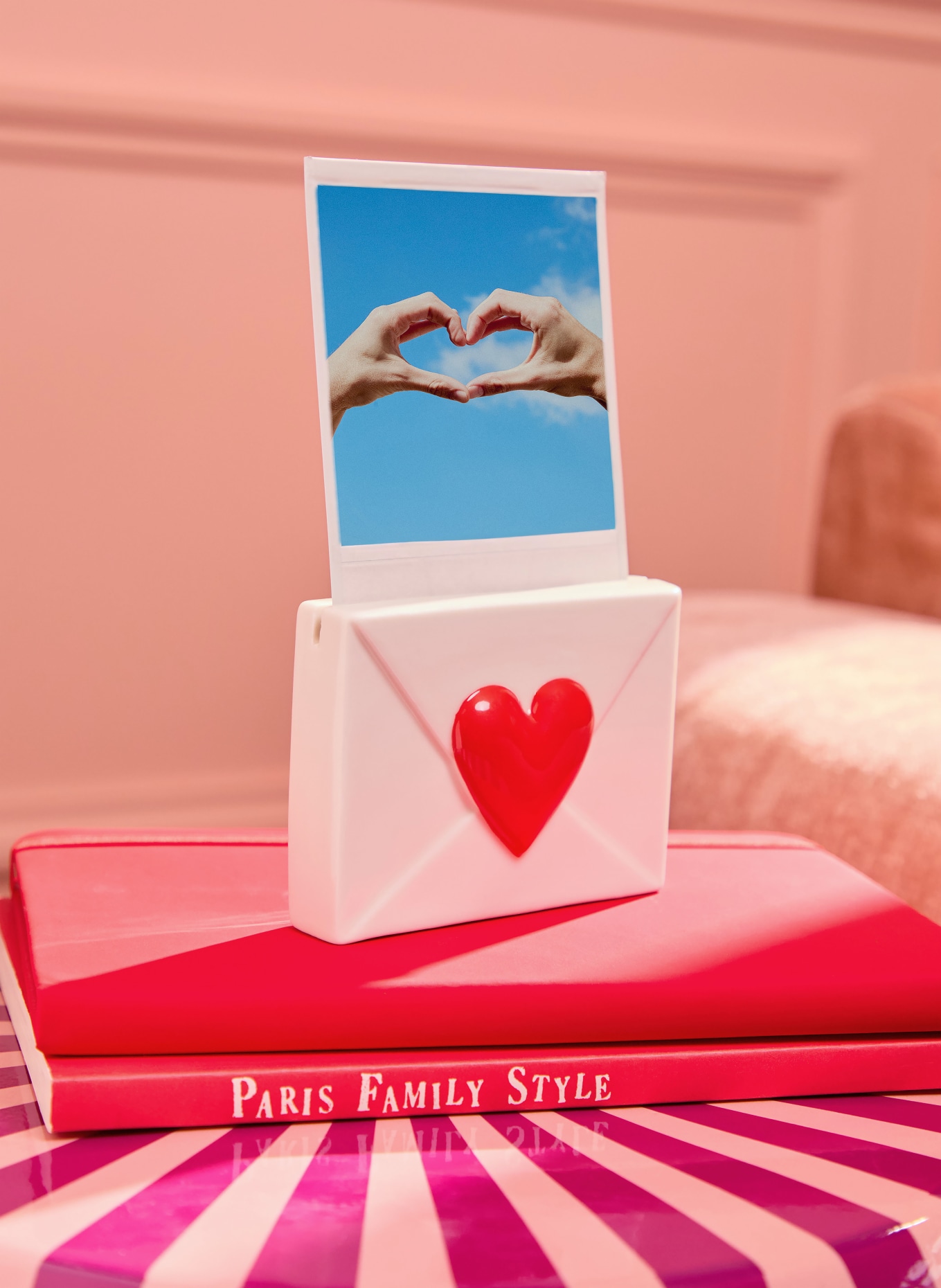 fluid MARKET Bilderhalter HEART: WEISS / ROT