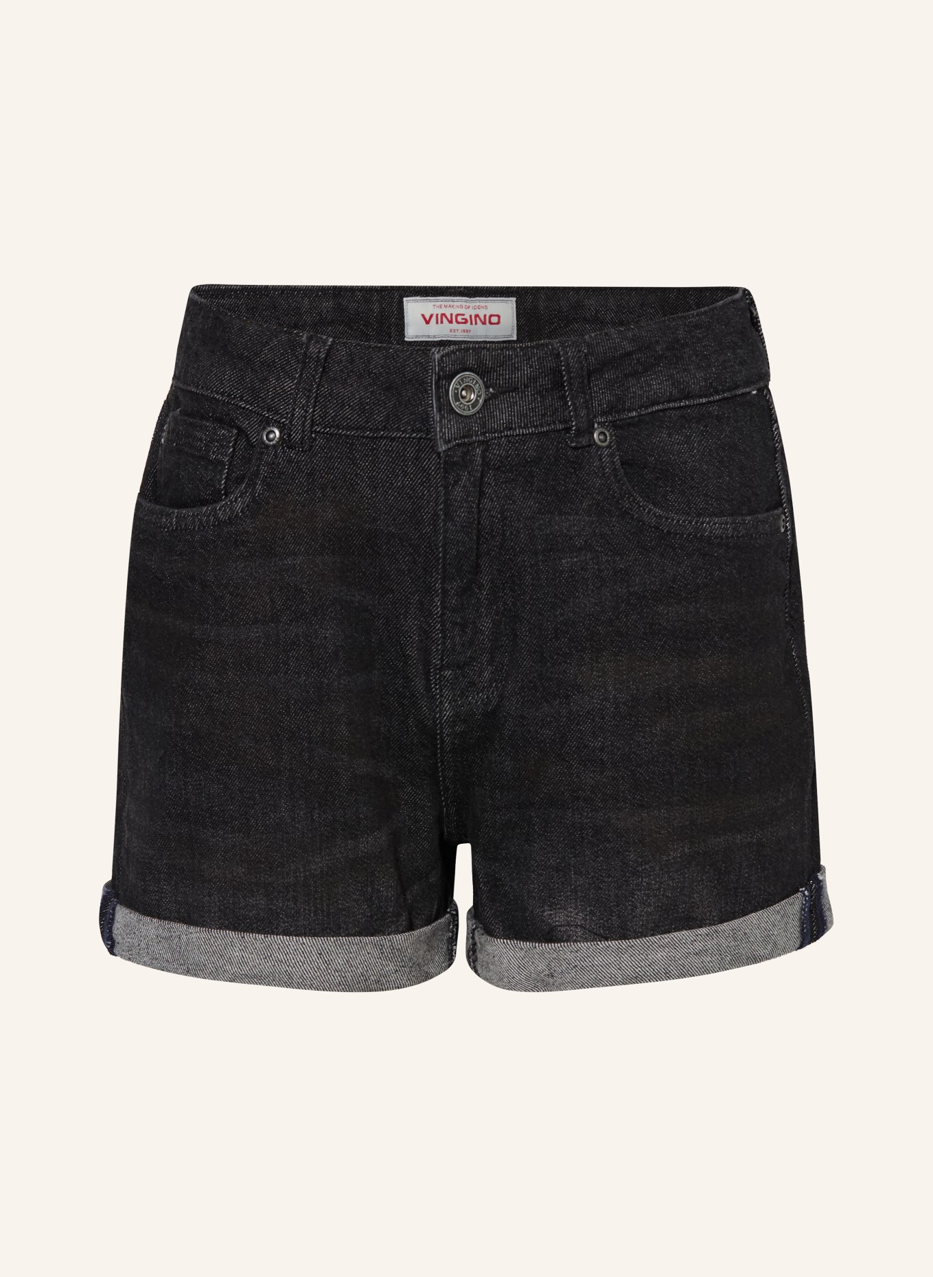 VINGINO DONALIE Denim Shorts: 144 Black Denim
